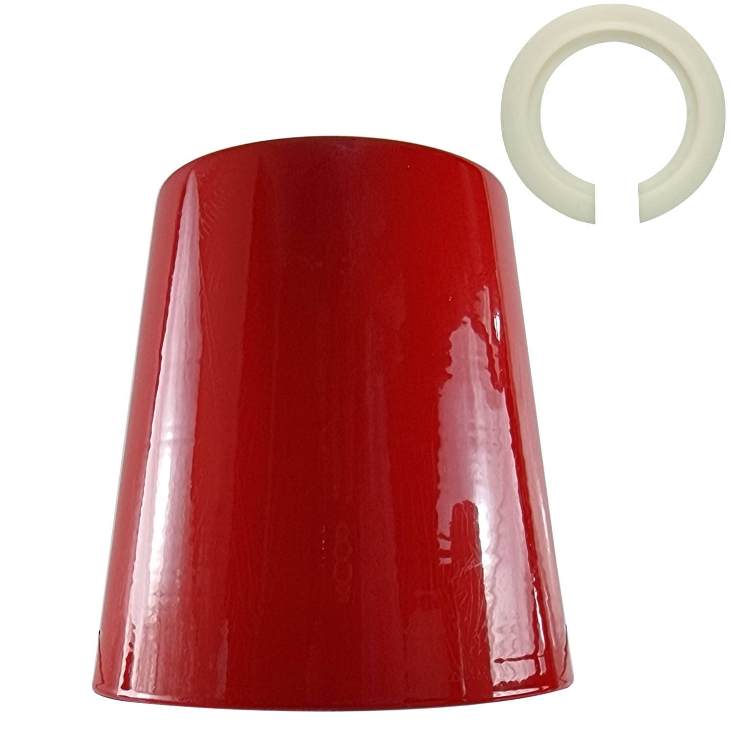 Modern Red Metal Easy Fit Pendant Light Lampshade for Kitchen Island
