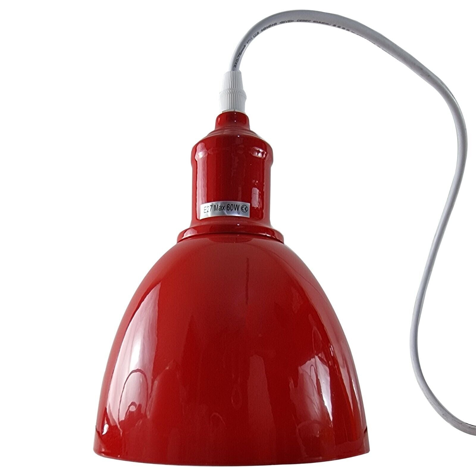 Ceiling Pendant Light Red 3- Shade Lighting~3904