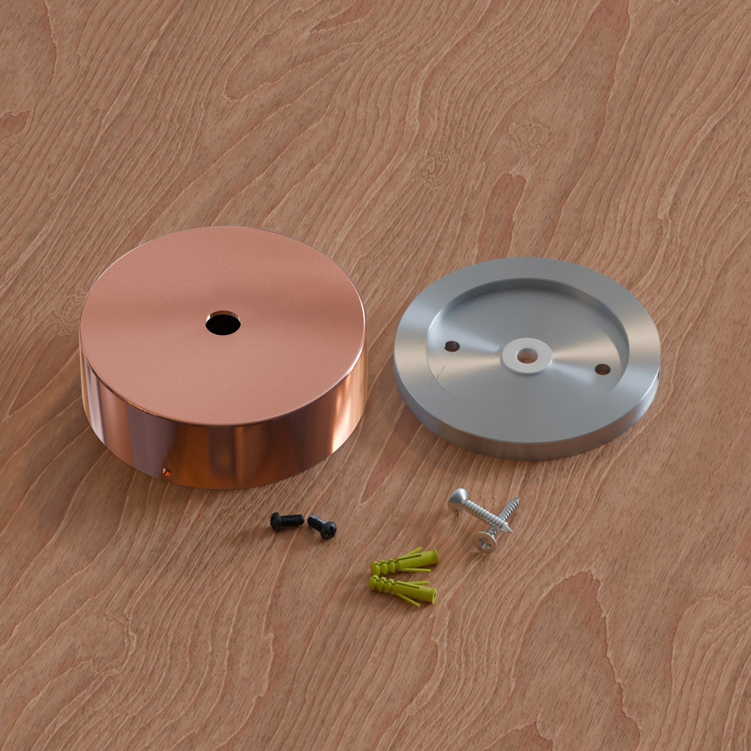 80mm Metal Rainproof Single Outlet Ceiling Rose for Outdoor Use