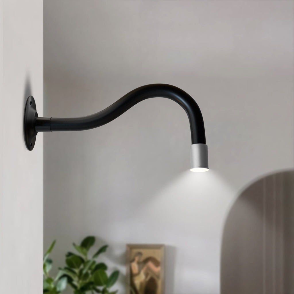 Metal 20mm Swan Neck Conduit Pipe Fitting for Industrial Lighting
