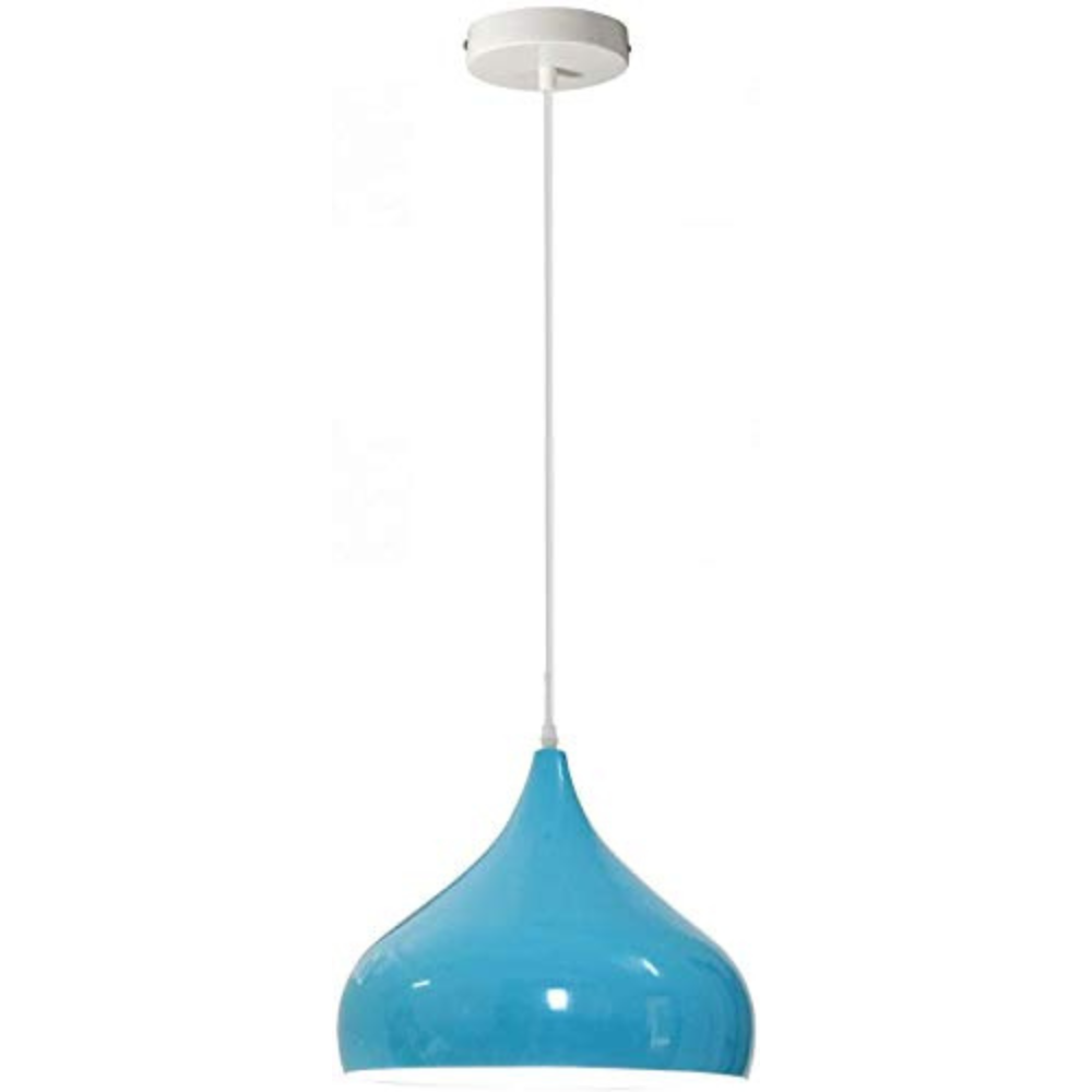Industrial Vintage Metal Dome Pendant Light Fixture, Dimmable E27 Base Ceiling Lamp