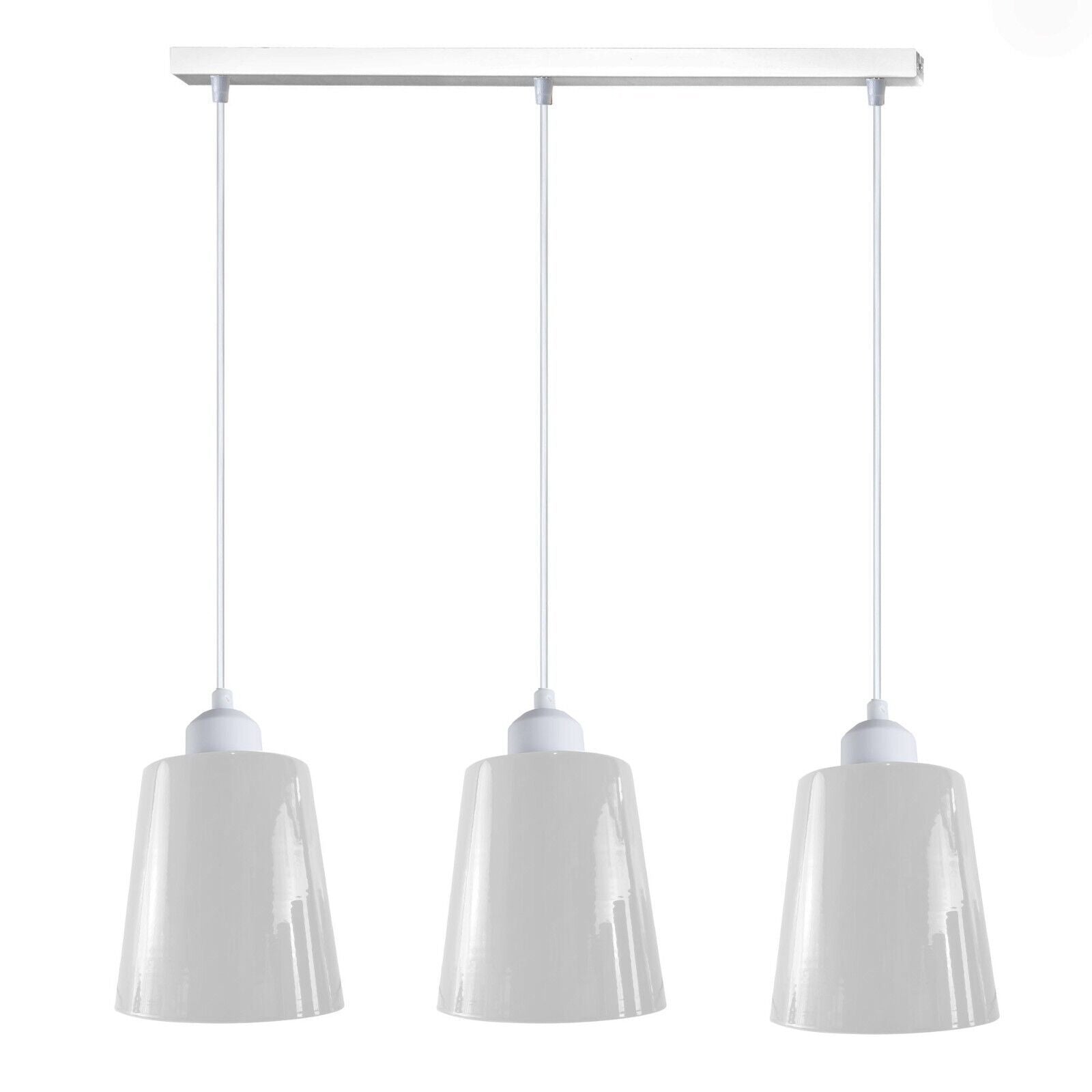 Chic 3-Way Retro Pendant Light Cluster with Adjustable E27 Shades