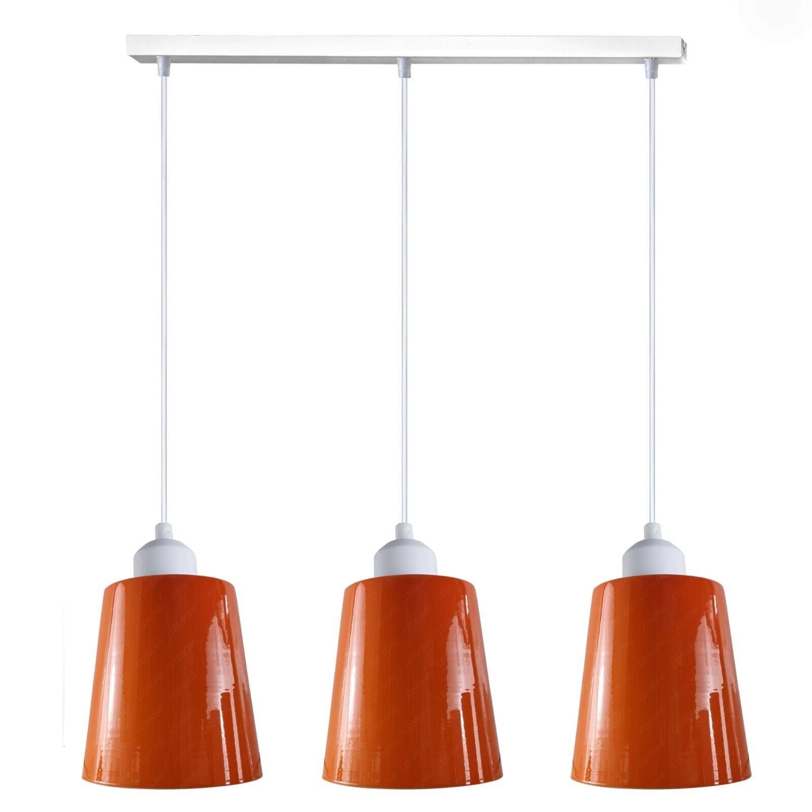 Chic 3-Way Retro Pendant Light Cluster with Adjustable E27 Shades