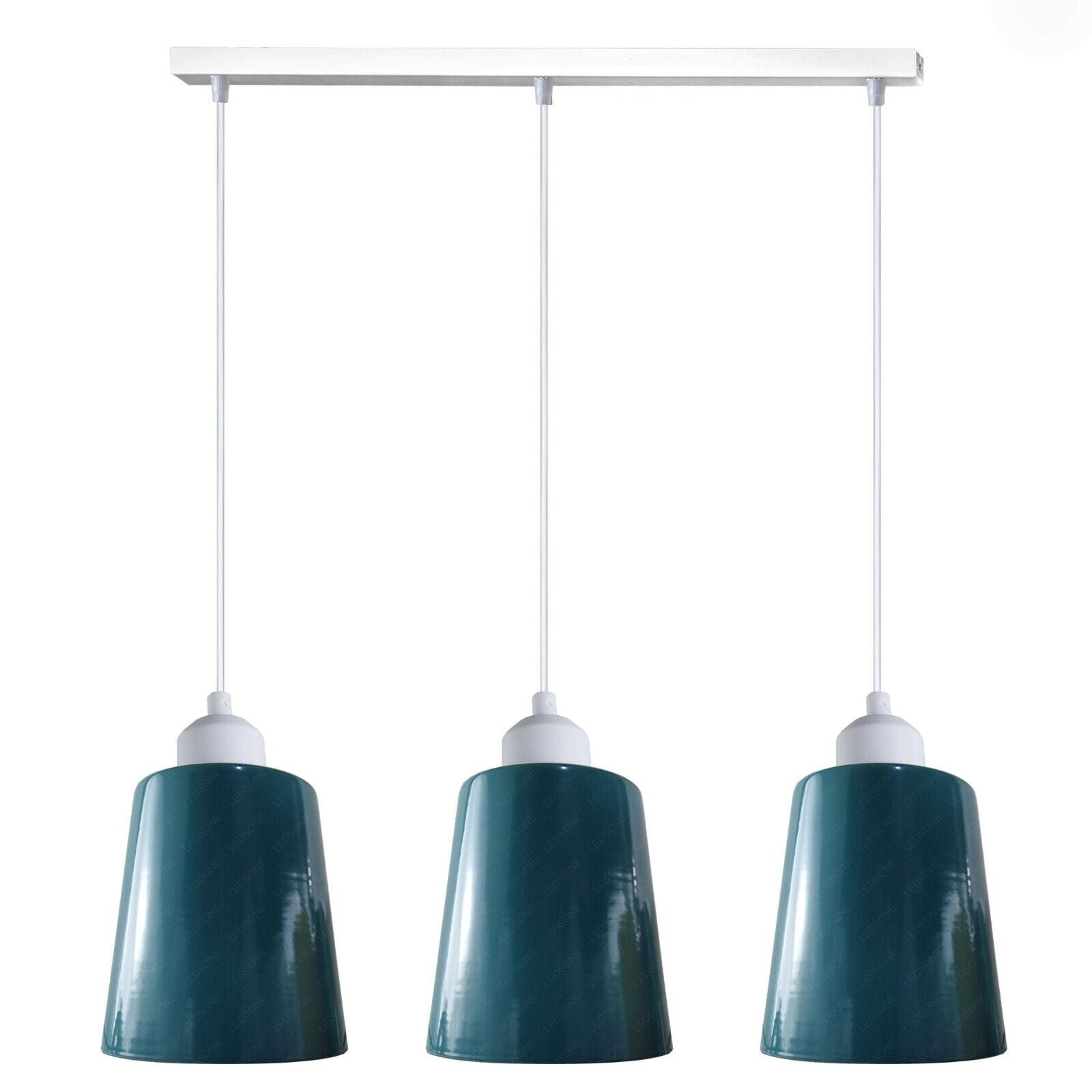 Chic 3-Way Retro Pendant Light Cluster with Adjustable E27 Shades