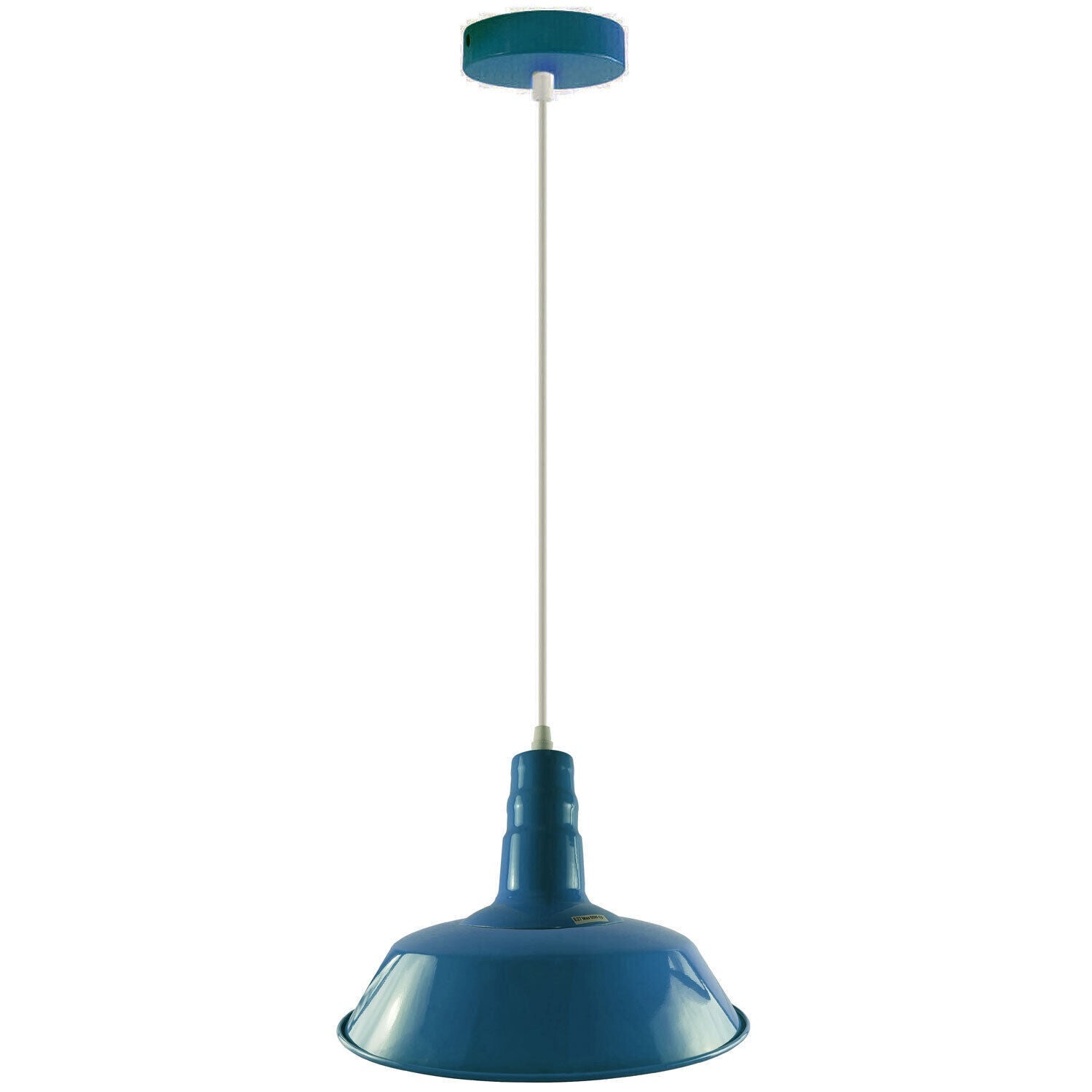 Modern Metal Barn Shade Kitchen Island Pendant Light, Adjustable Height Ceiling Lamp