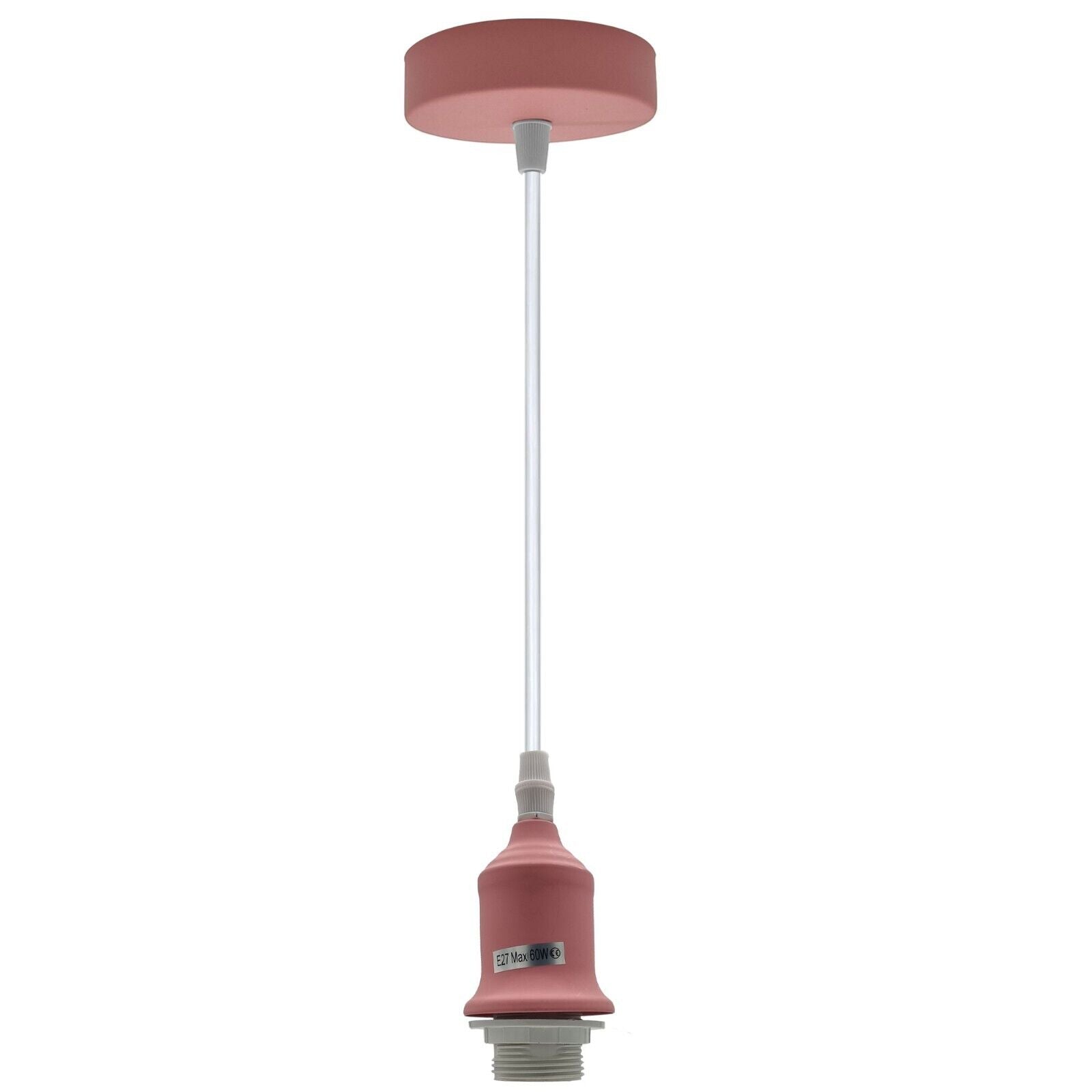 Vintage Industrial E27 Pendant Ceiling Light Fitting - Colorful Modern Holder
