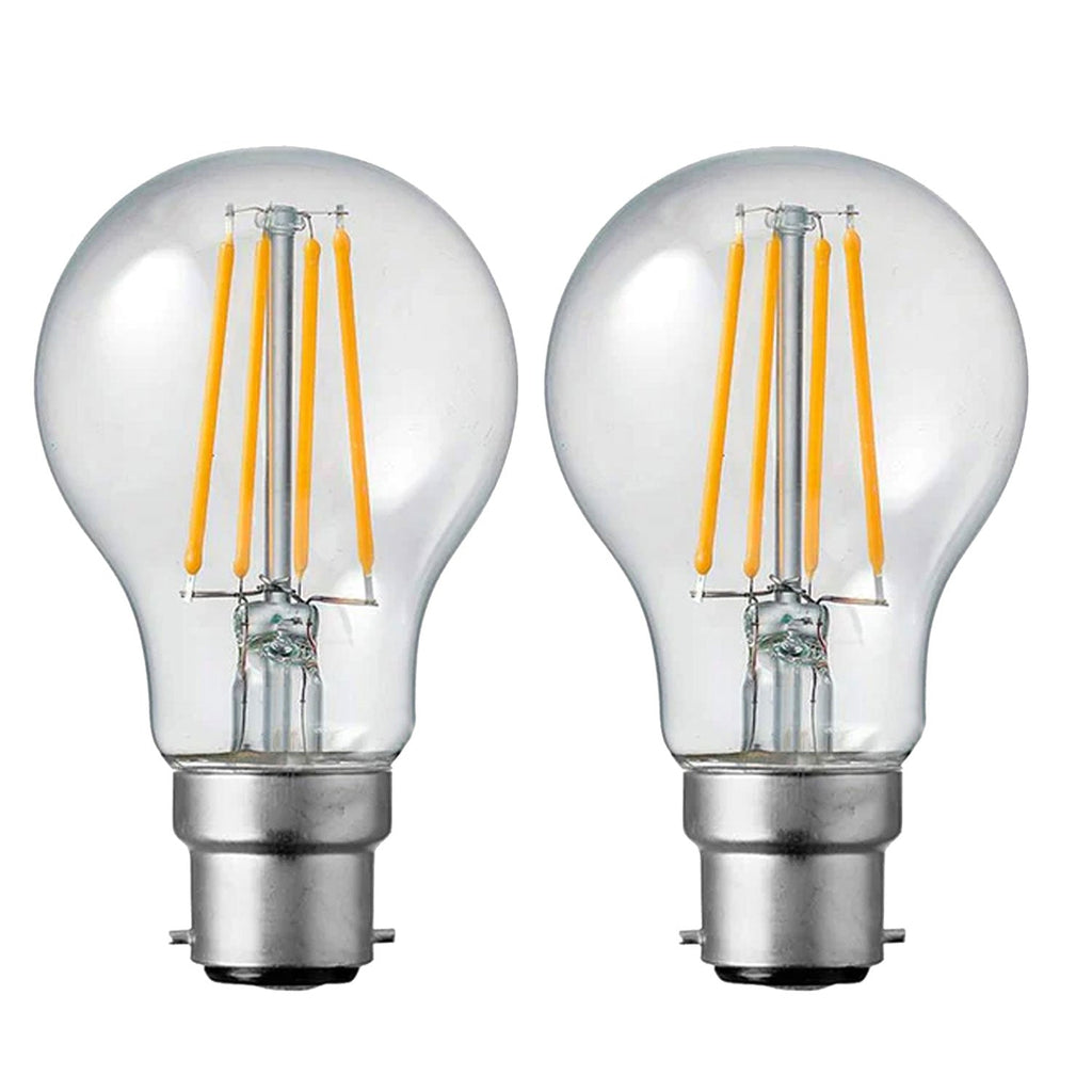 Dimmable A60 LED Filament Bulb B22 4W Cool White 6000K Energy Saving