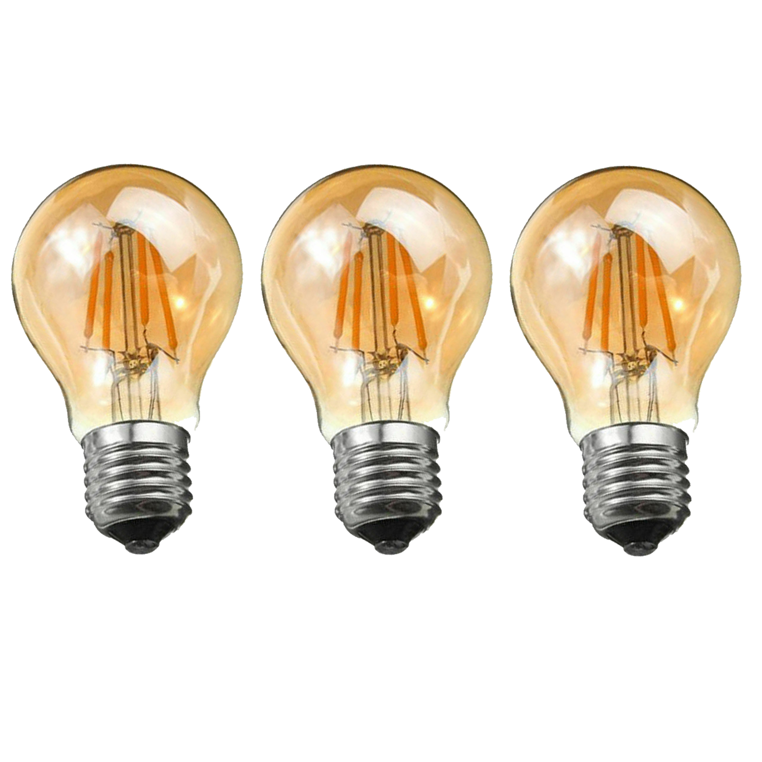 Energy-Saving Dimmable LED A60 E27 Filament Screw Globe Light Bulb
