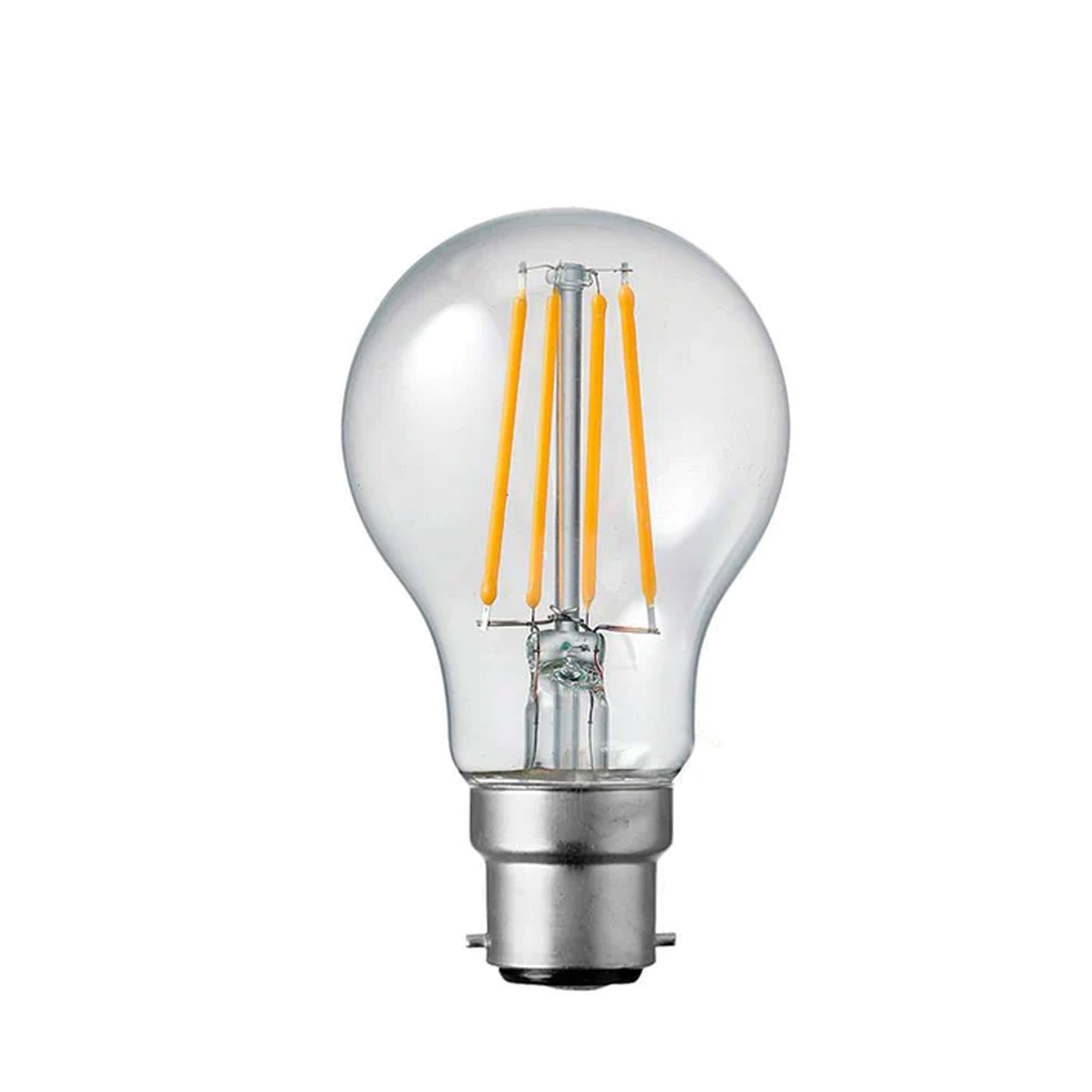 Dimmable A60 LED Filament Bulb B22 4W Cool White 6000K Energy Saving