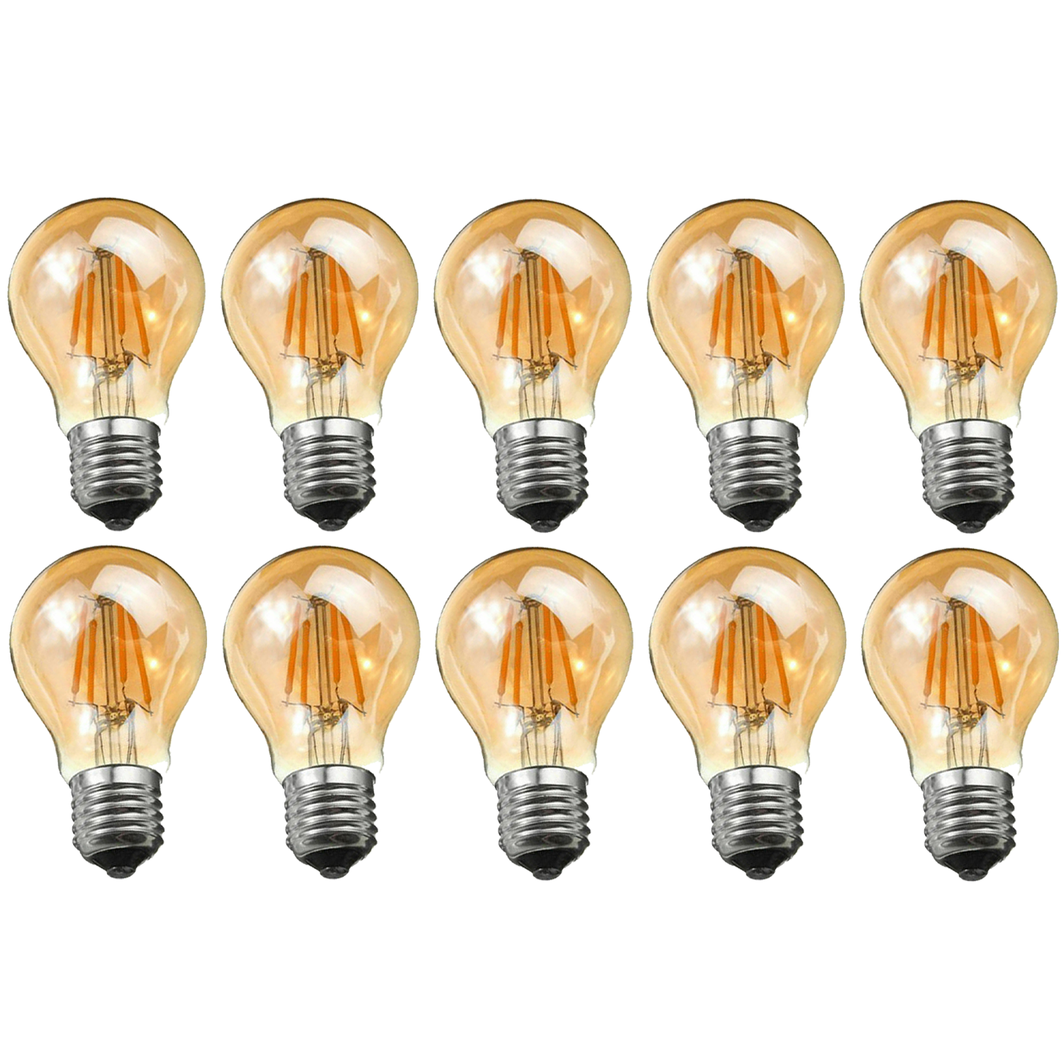 Energy-Saving Dimmable LED A60 E27 Filament Screw Globe Light Bulb