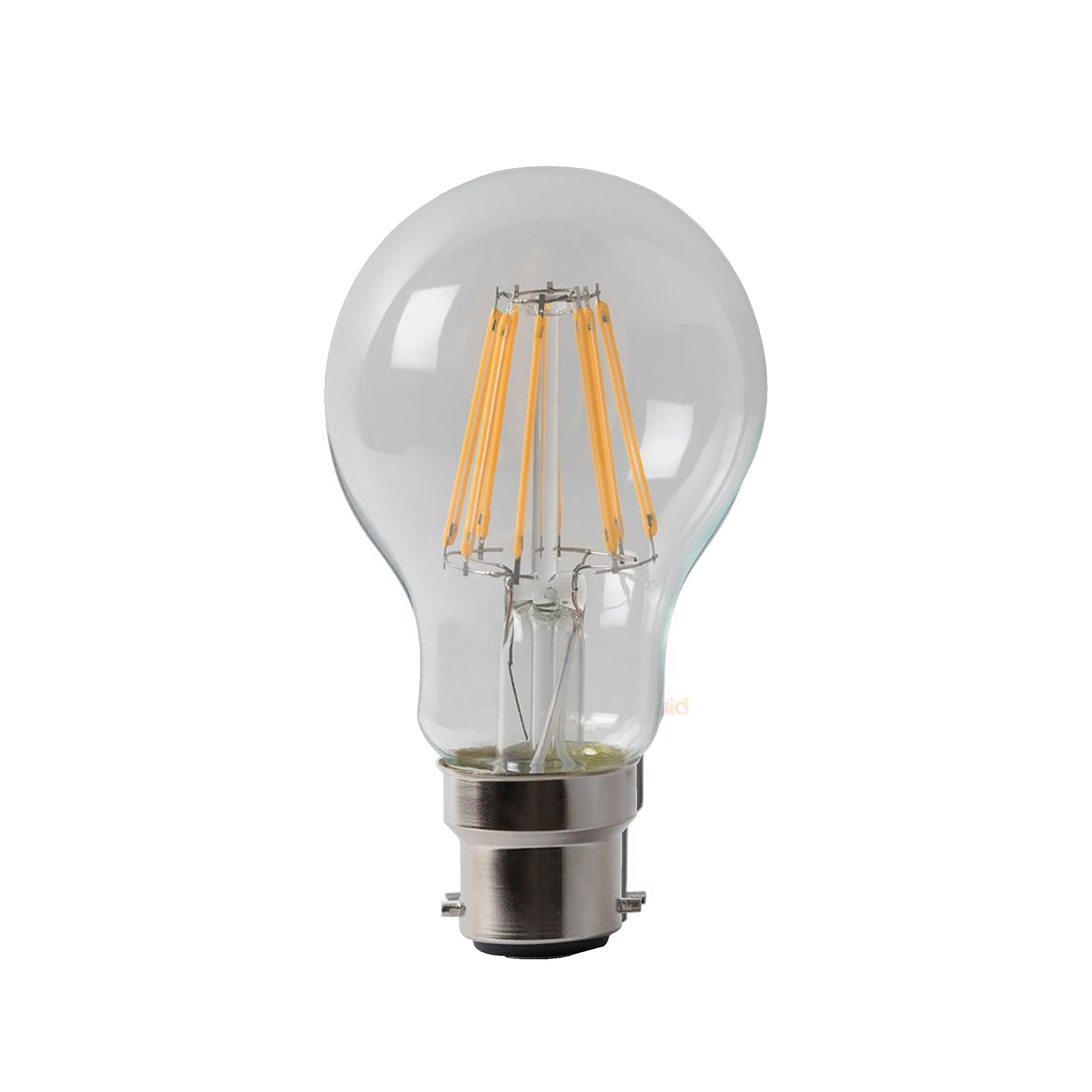 Energy-Saving Vintage A60 LED Bayonet Bulb Dimmable Cool White Light