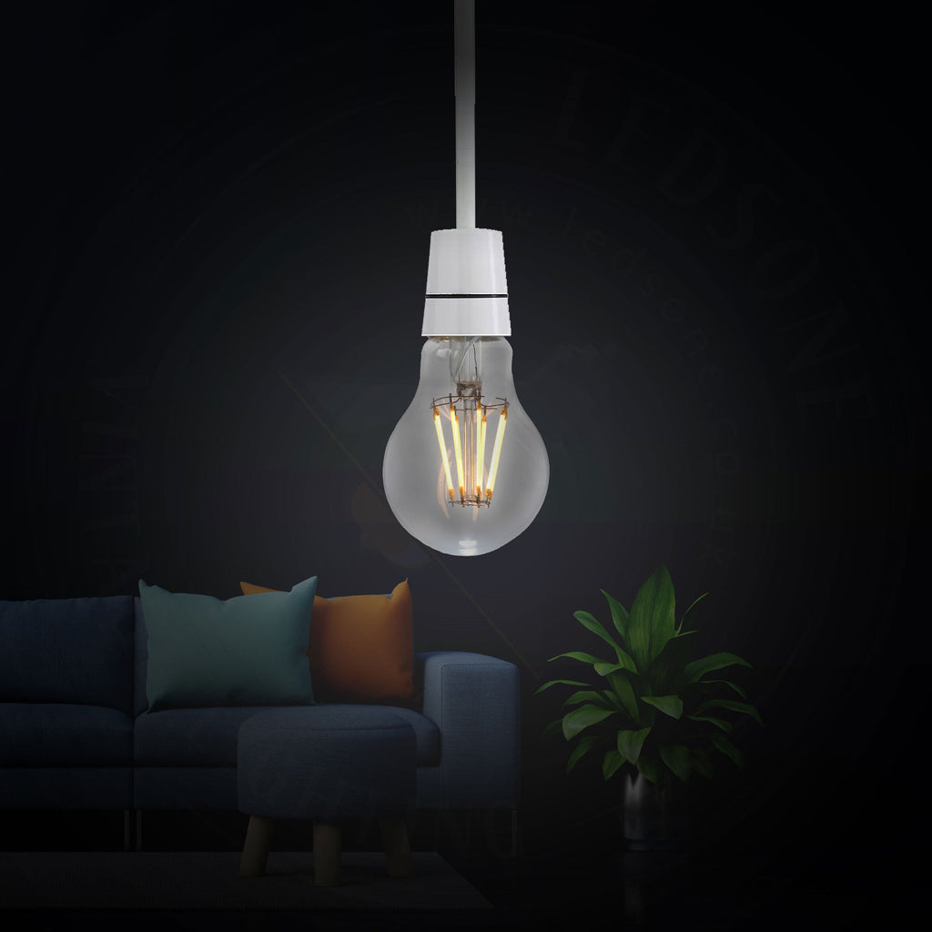 Dimmable A60 LED Filament Bulb B22 4W Cool White 6000K Energy Saving