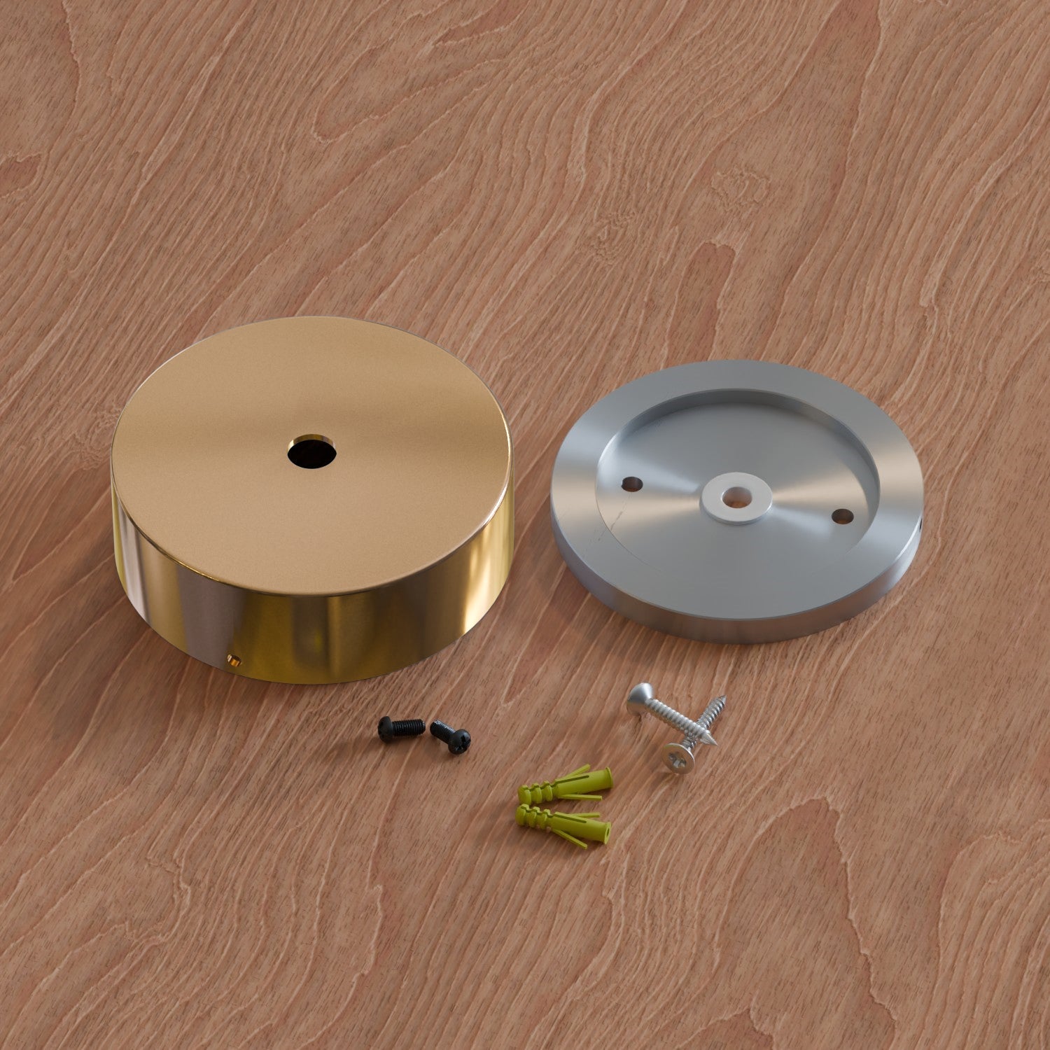 80mm Metal Rainproof Single Outlet Ceiling Rose for Outdoor Use
