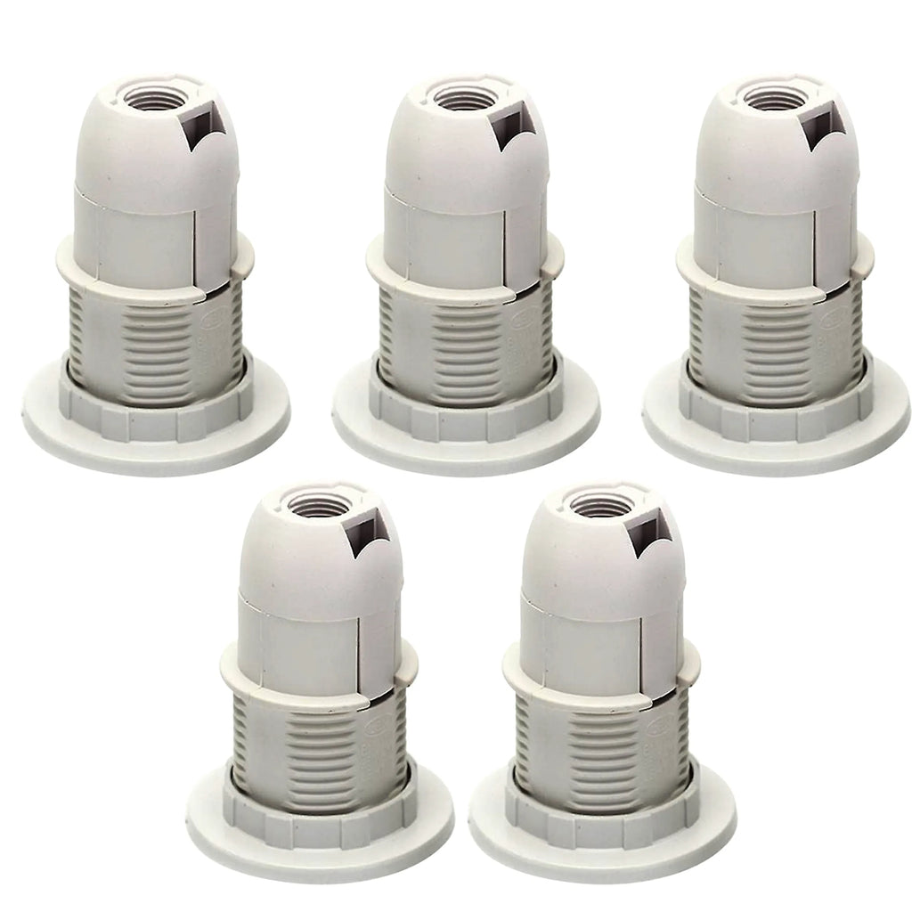 5 Pack E14 Small Edison Screw Bulb Socket Lamp Holders