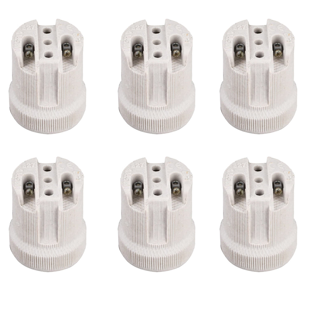 Durable E27 Ceramic Edison Screw Bulb Holder – Heat Resistant Lamp Socket