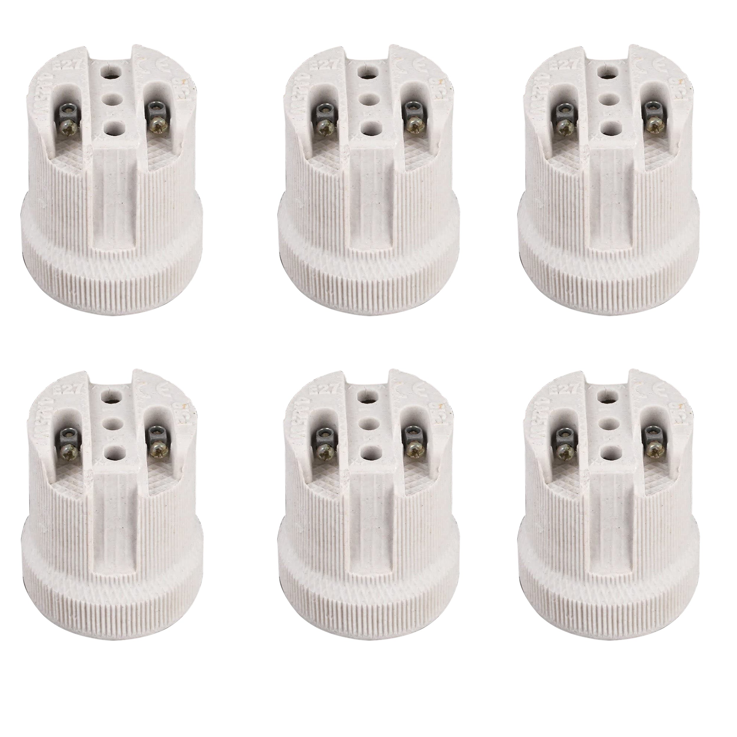 Durable E27 Ceramic Edison Screw Bulb Holder – Heat Resistant Lamp Socket