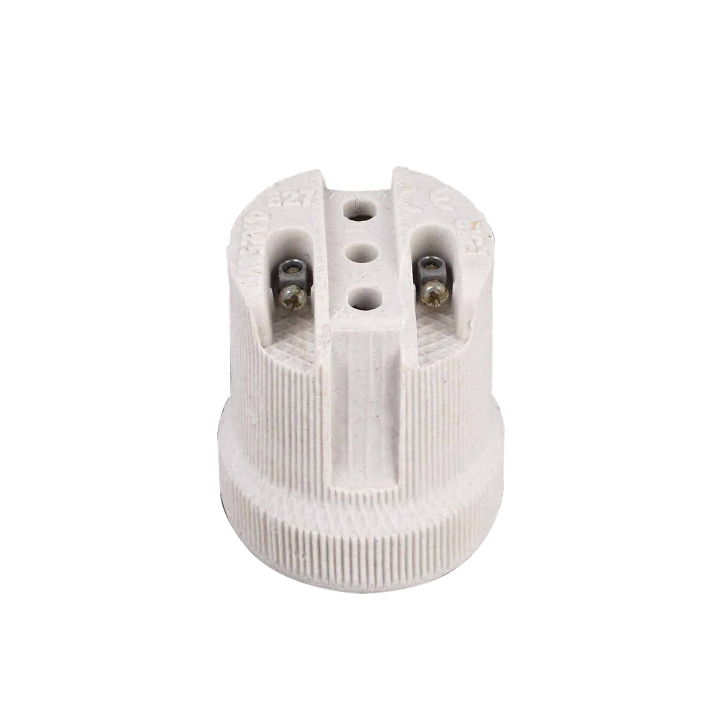 Durable E27 Ceramic Edison Screw Bulb Holder – Heat Resistant Lamp Socket