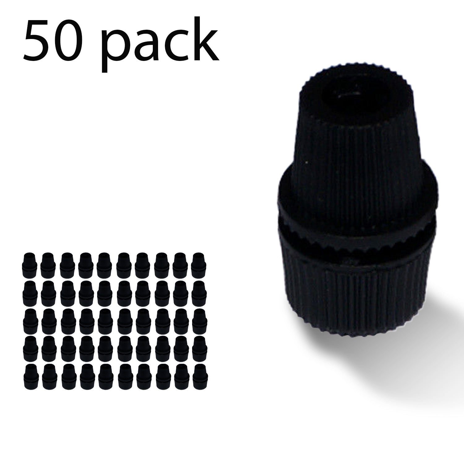 Flexible Plastic Cord Grip with 10mm Male Thread for E27 Lamp Wiring