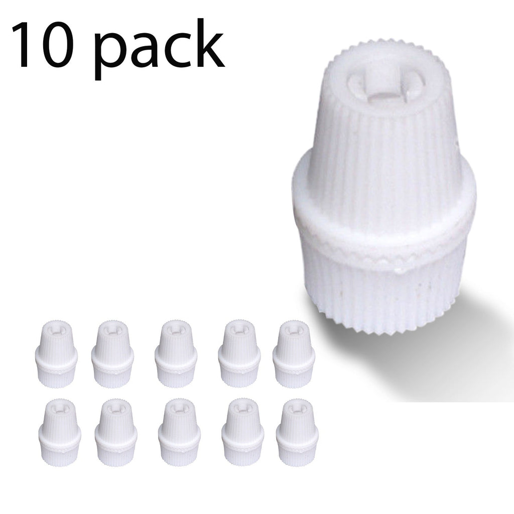 Flexible Plastic Cord Grip with 10mm Male Thread for E27 Lamp Wiring