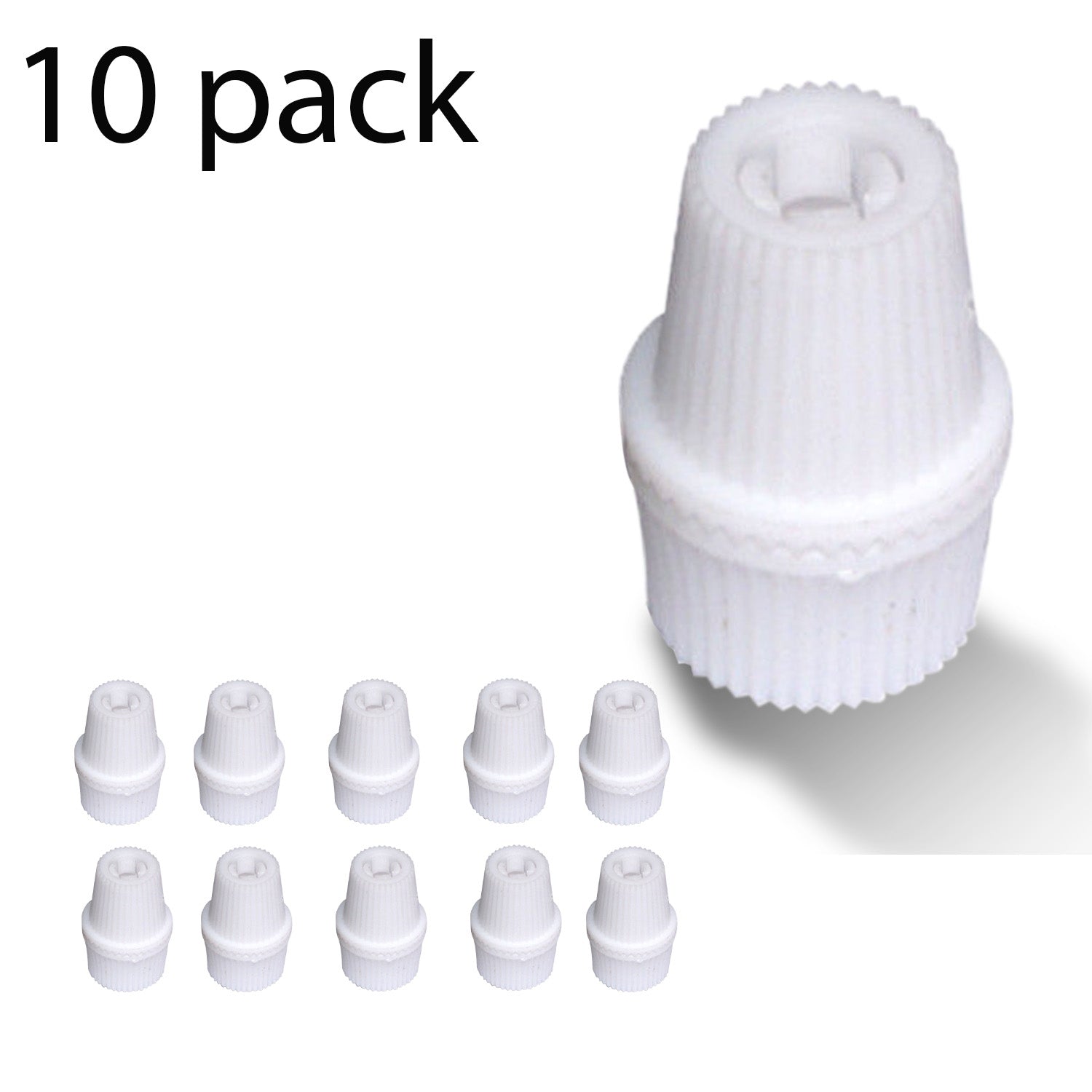 Flexible Plastic Cord Grip with 10mm Male Thread for E27 Lamp Wiring