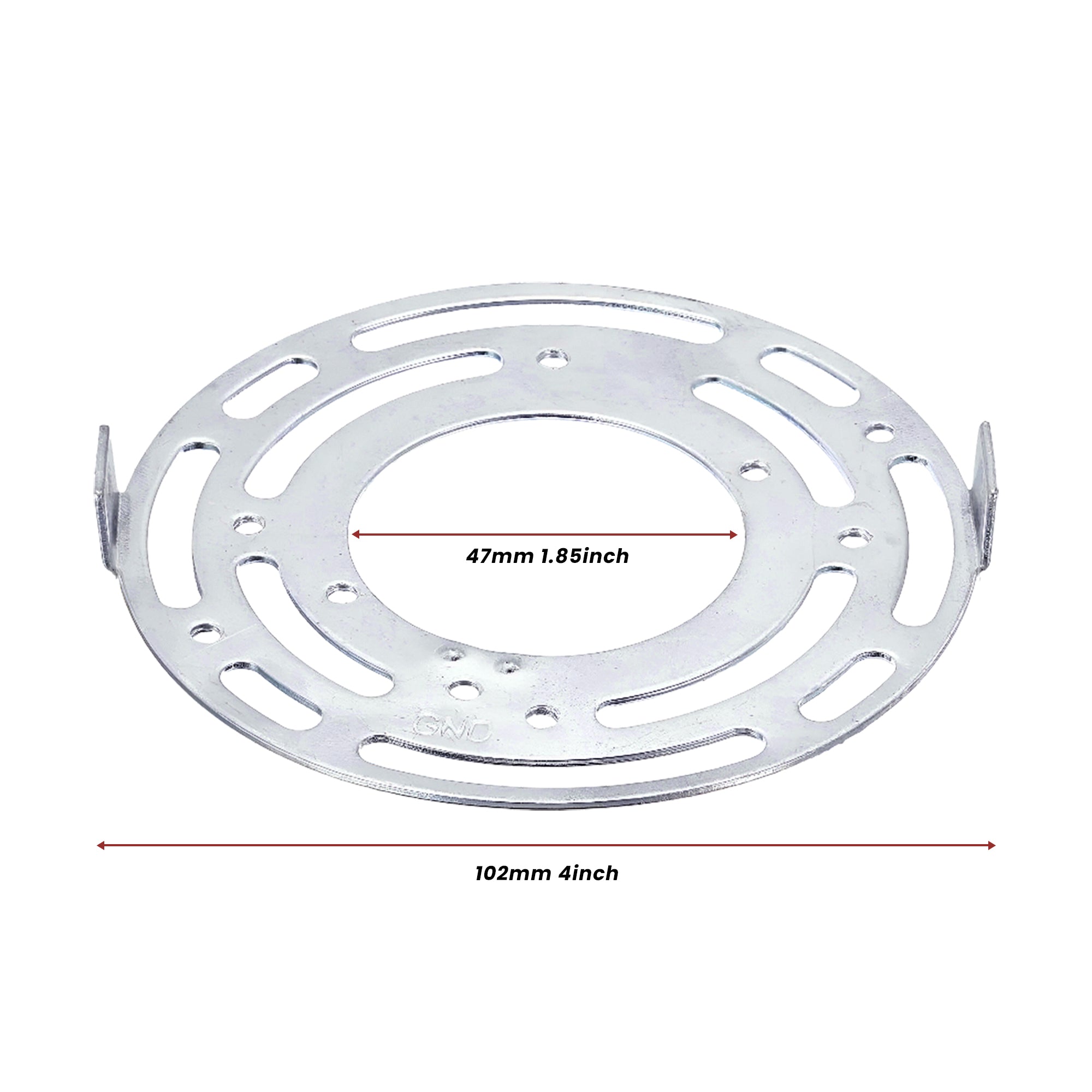 Universal Round Metal Ceiling Rose Mounting Bracket for Lamp Fixture Installation