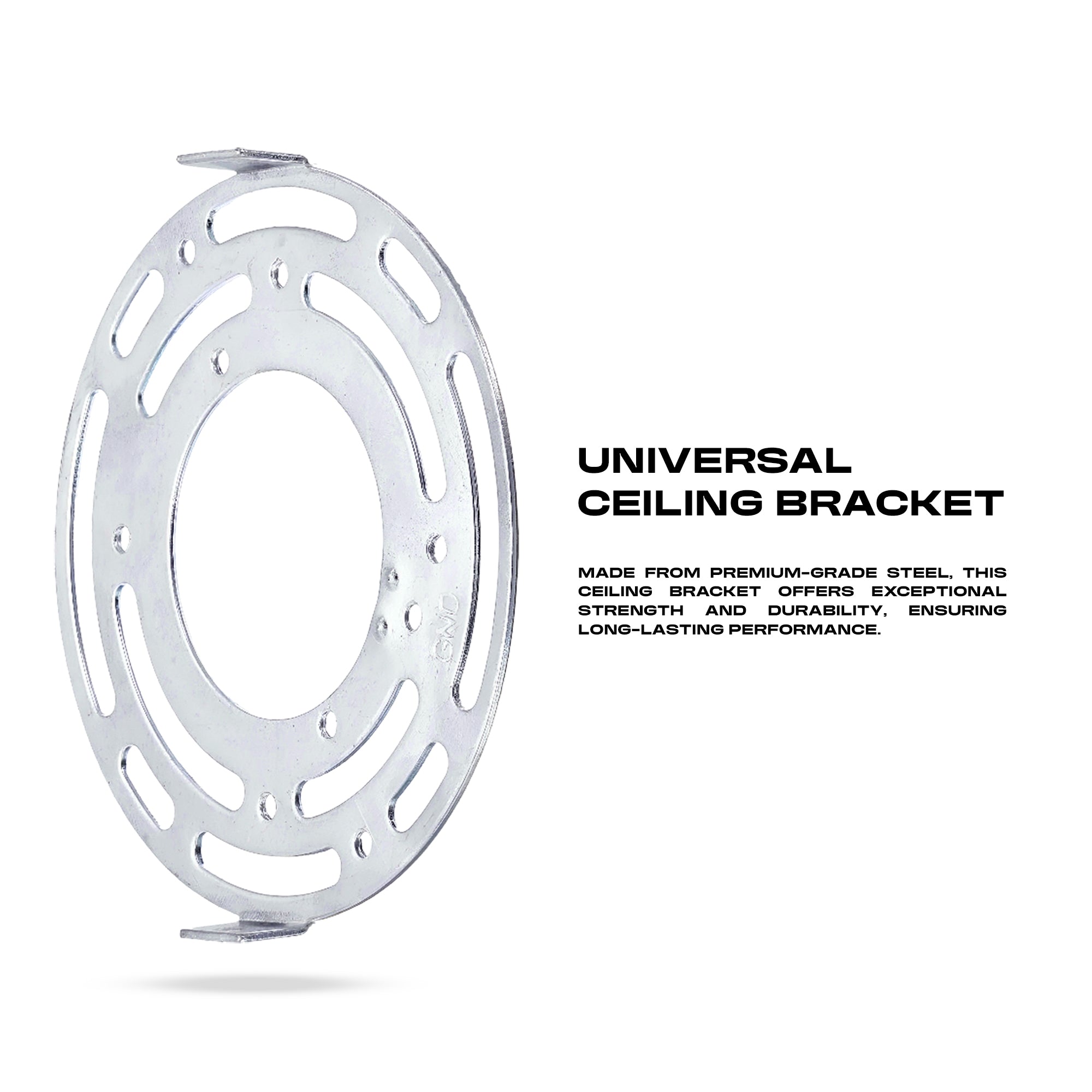 Universal Round Metal Ceiling Rose Mounting Bracket for Lamp Fixture Installation