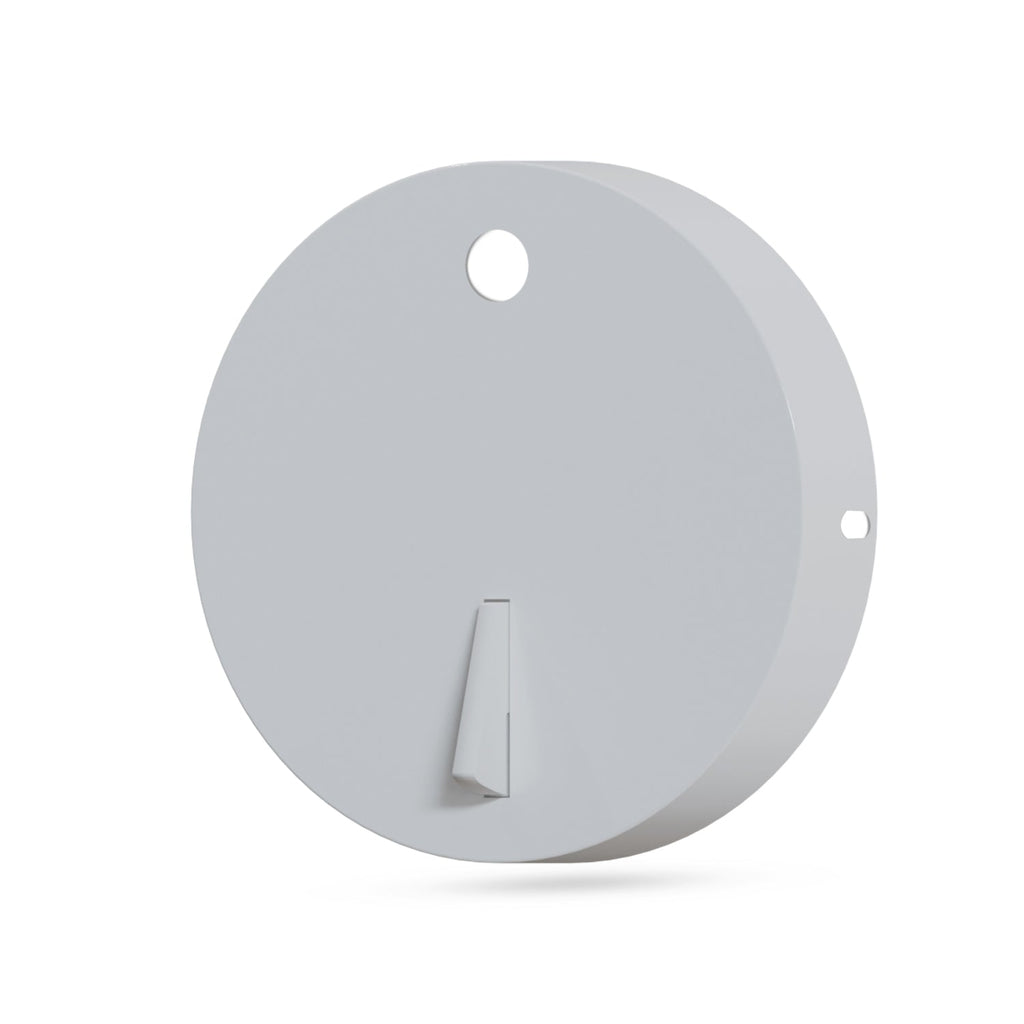 Industrial Vintage Metal Single Point Drop Ceiling Rose with Integrated Switch