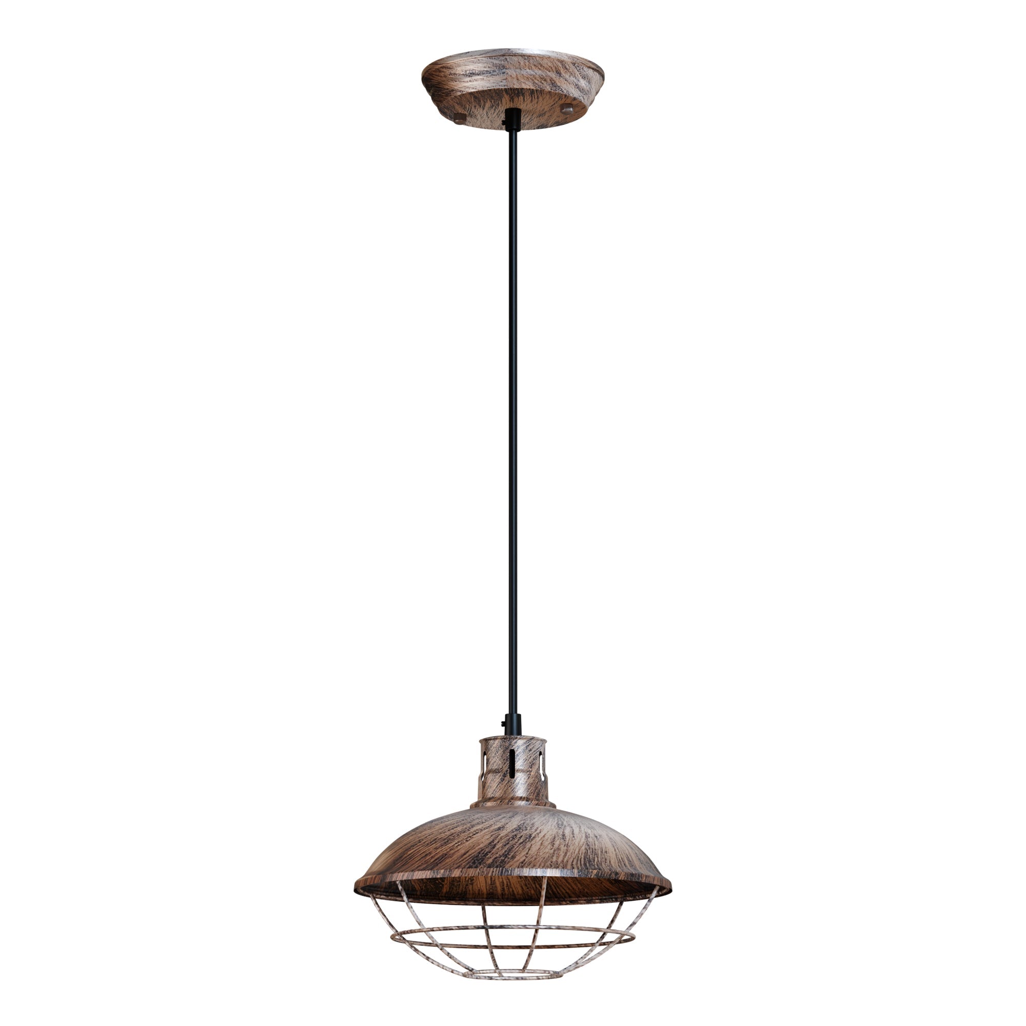 Industrial Nautical Fisherman Pendant Light with Cage Shade for Stylish Home Decor