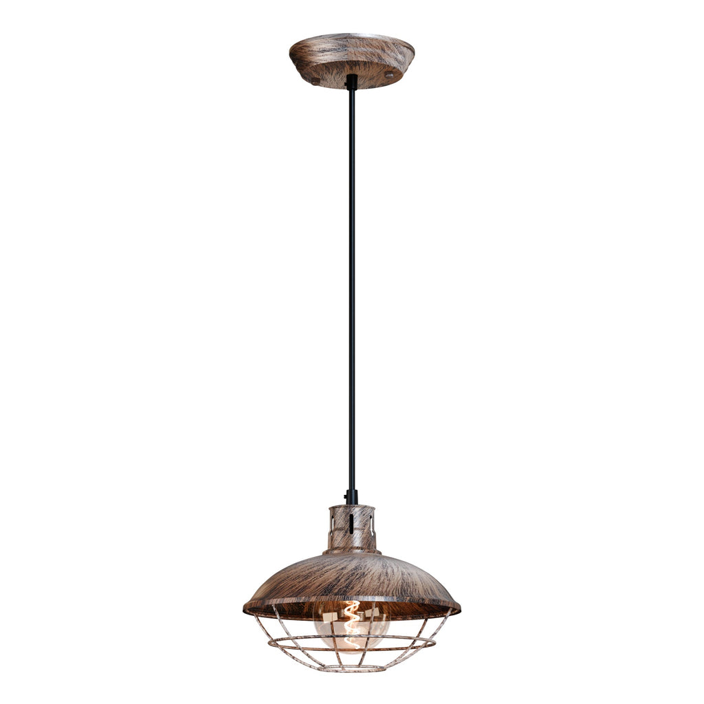 Industrial Nautical Fisherman Pendant Light with Cage Shade for Stylish Home Decor