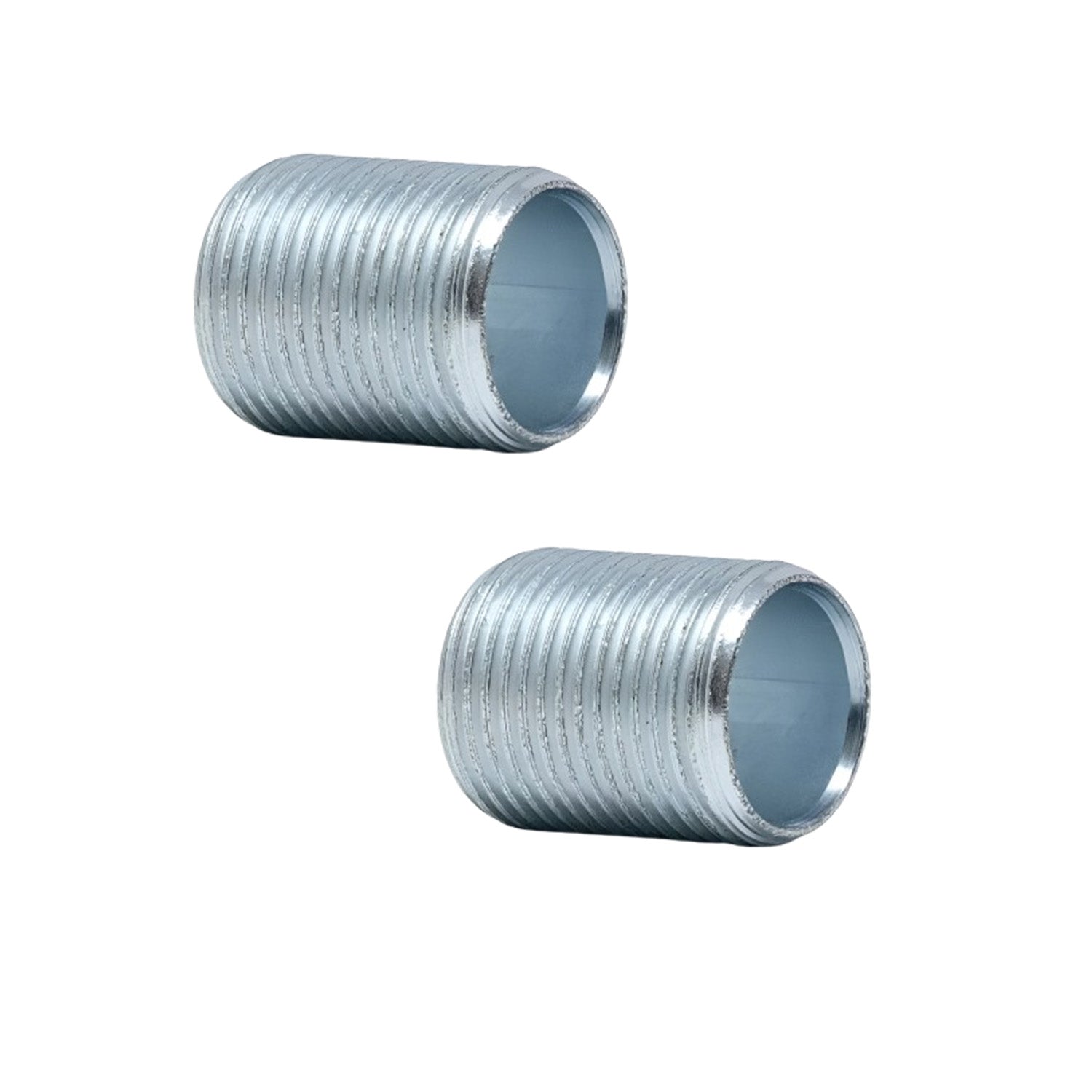 M20 20mm Galvanized Steel Conduit Nipple Connector Threaded Fitting for Lighting
