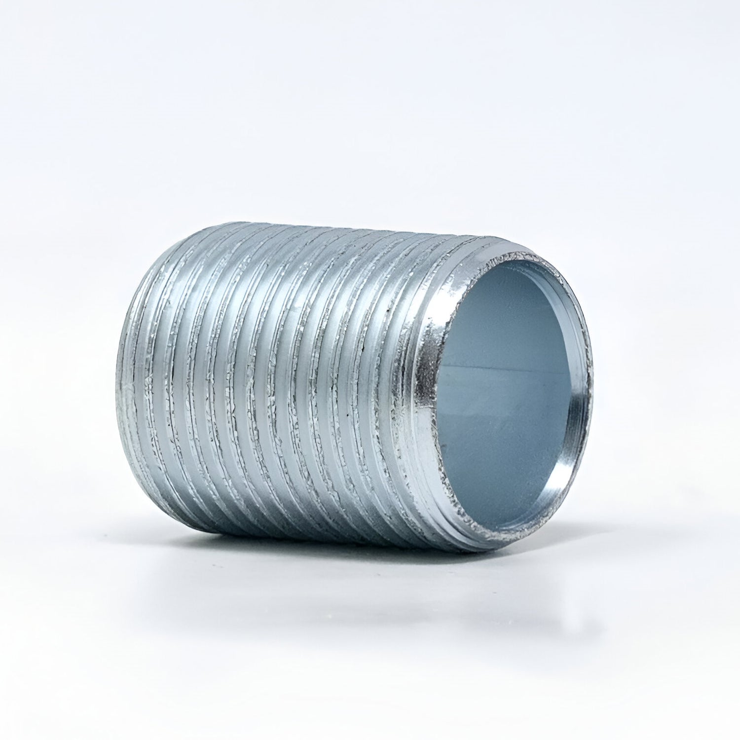 M20 20mm Galvanized Steel Conduit Nipple Connector Threaded Fitting for Lighting