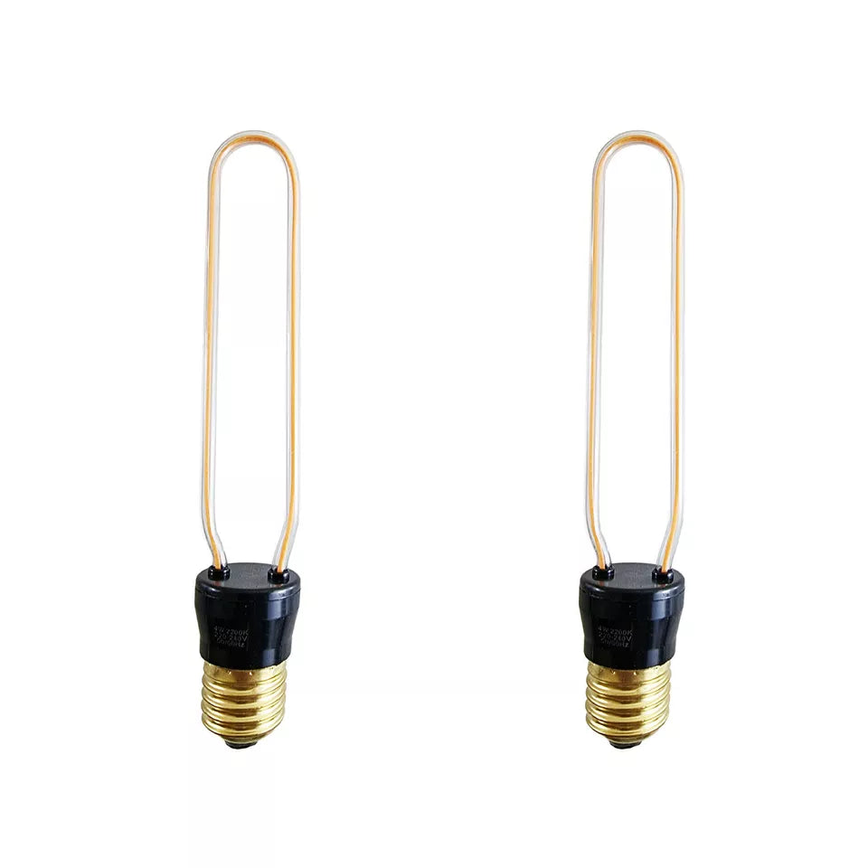 Retro Vintage Edison Flexible LED Filament Light Bulb E27 Warm Yellow Glow