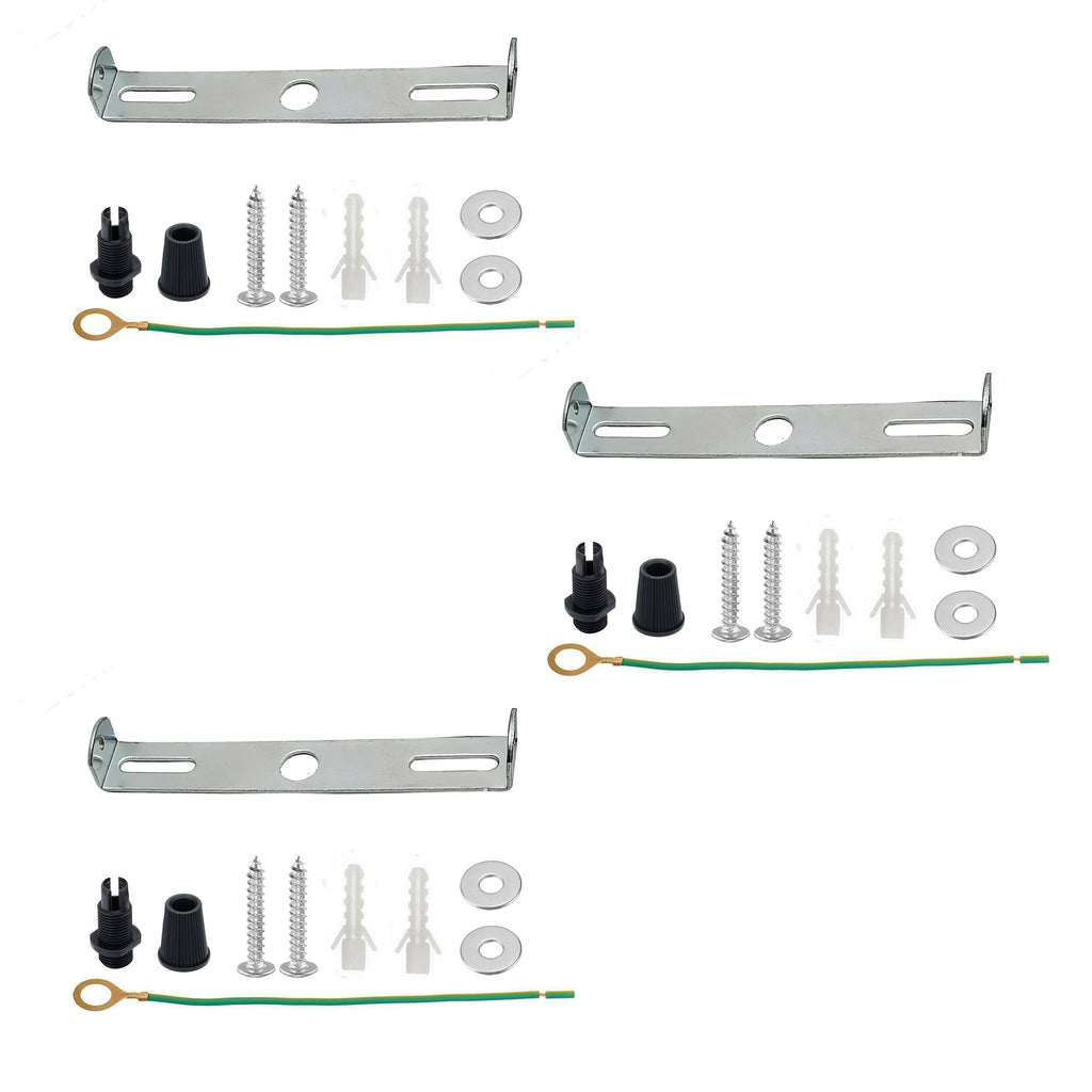 95mm Metal Ceiling Rose Side Fitting Bracket for Light Fixture Installation