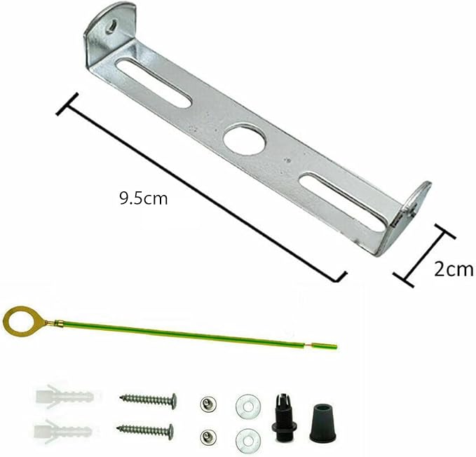 95mm Metal Ceiling Rose Side Fitting Bracket for Light Fixture Installation