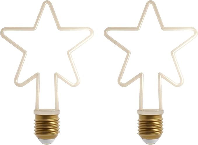 Festive LED Christmas Decorative Bulbs Warm White E27 Base Assorted Shapes