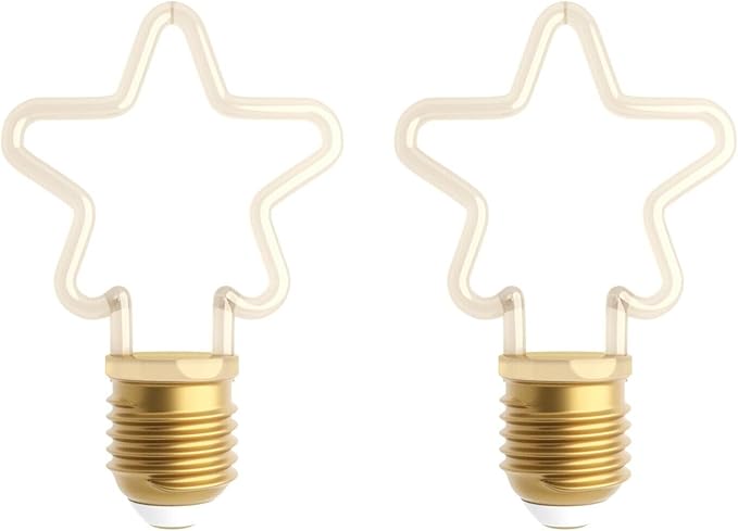 Festive LED Christmas Decorative Bulbs Warm White E27 Base Assorted Shapes