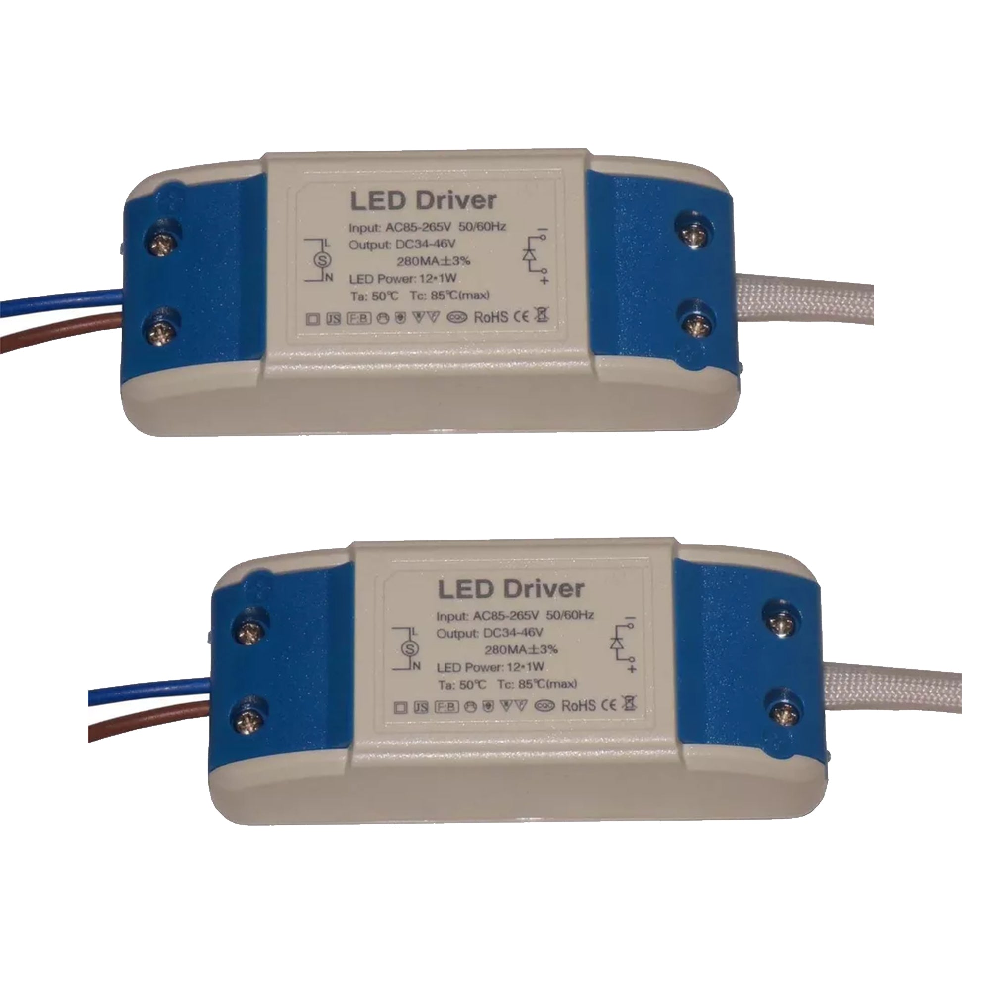 Dual-Pack AC/DC Constant Current LED Driver for G4 MR11 MR16 Lights
