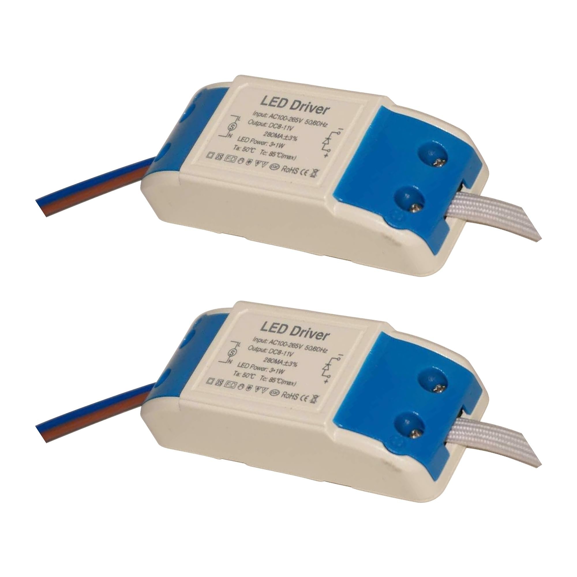 Dual-Pack AC/DC Constant Current LED Driver for G4 MR11 MR16 Lights