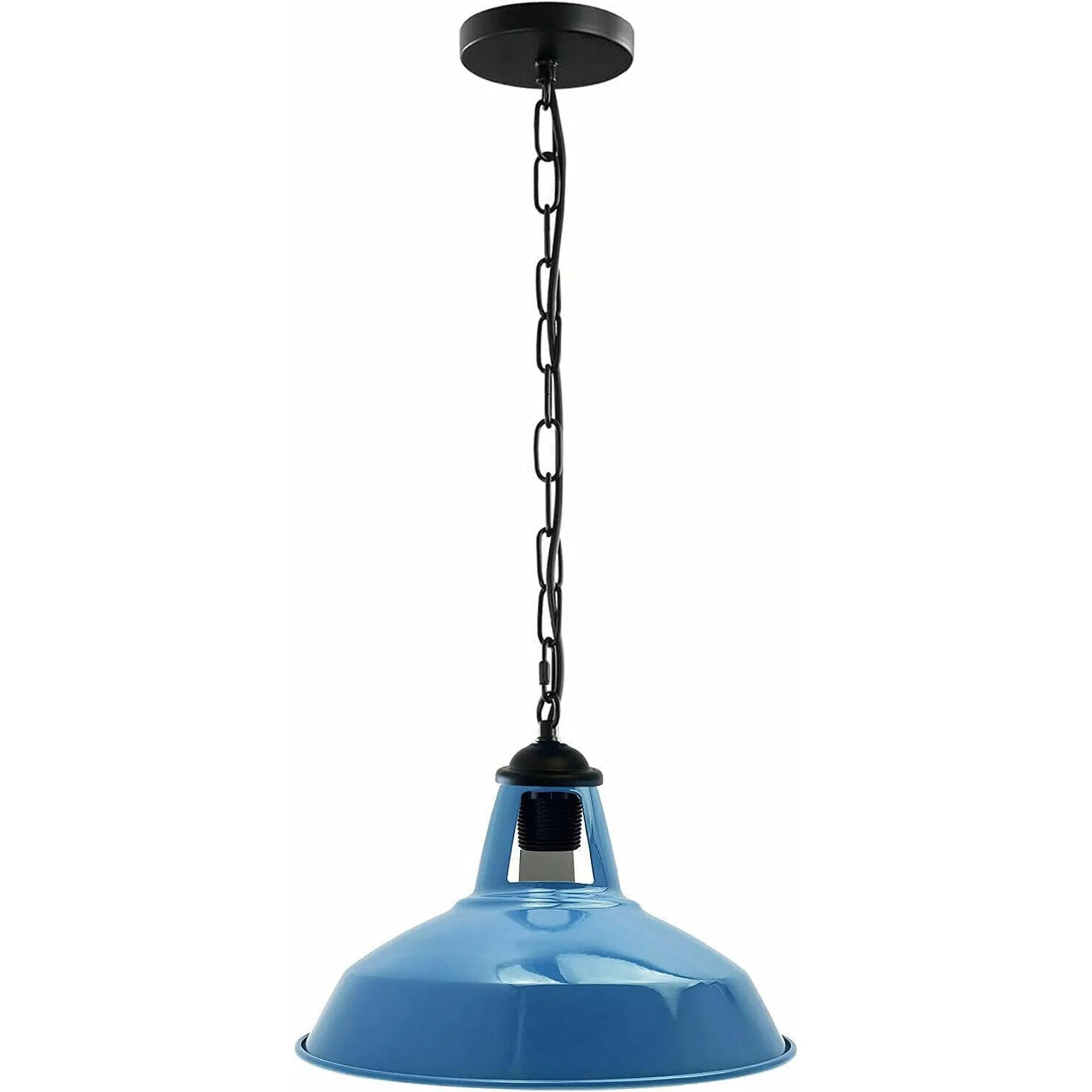 Modern Slotted Metal Pendant Light, Adjustable Wire Chain, Kitchen Island
