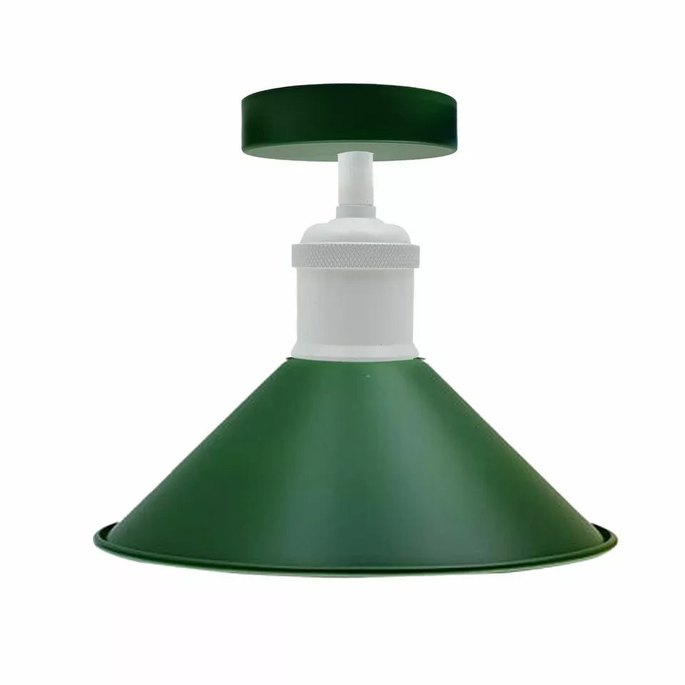 Industrial Vintage Metal Wall Sconce and Retro Ceiling Light Fixture