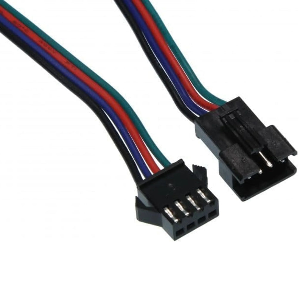 Versatile LED Strip Light Connector Kit with Clips and Extension Cables