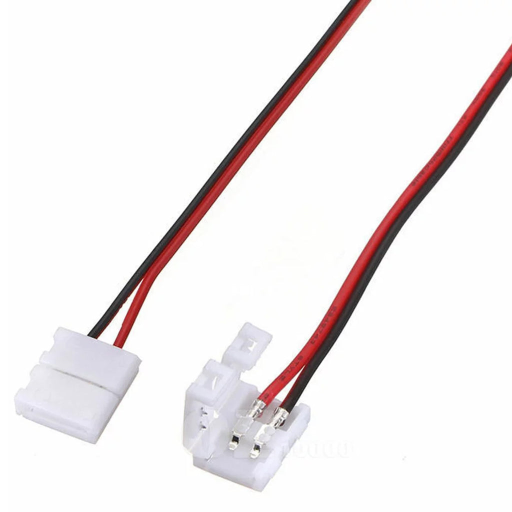 Universal LED Strip Light Connector Cable Adapter Clip Extension Wire Kit