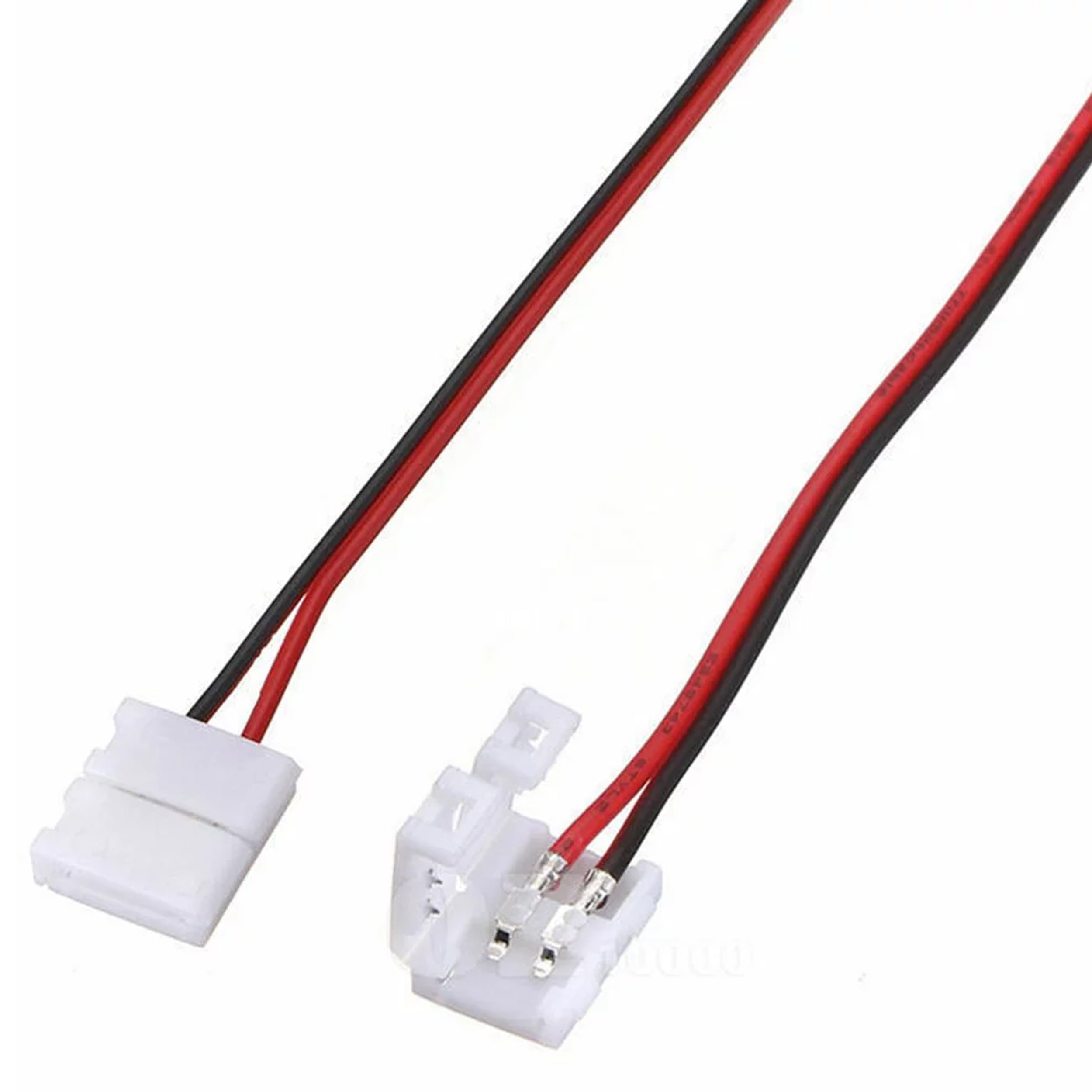 Universal LED Strip Light Connector Cable Adapter Clip Extension Wire Kit