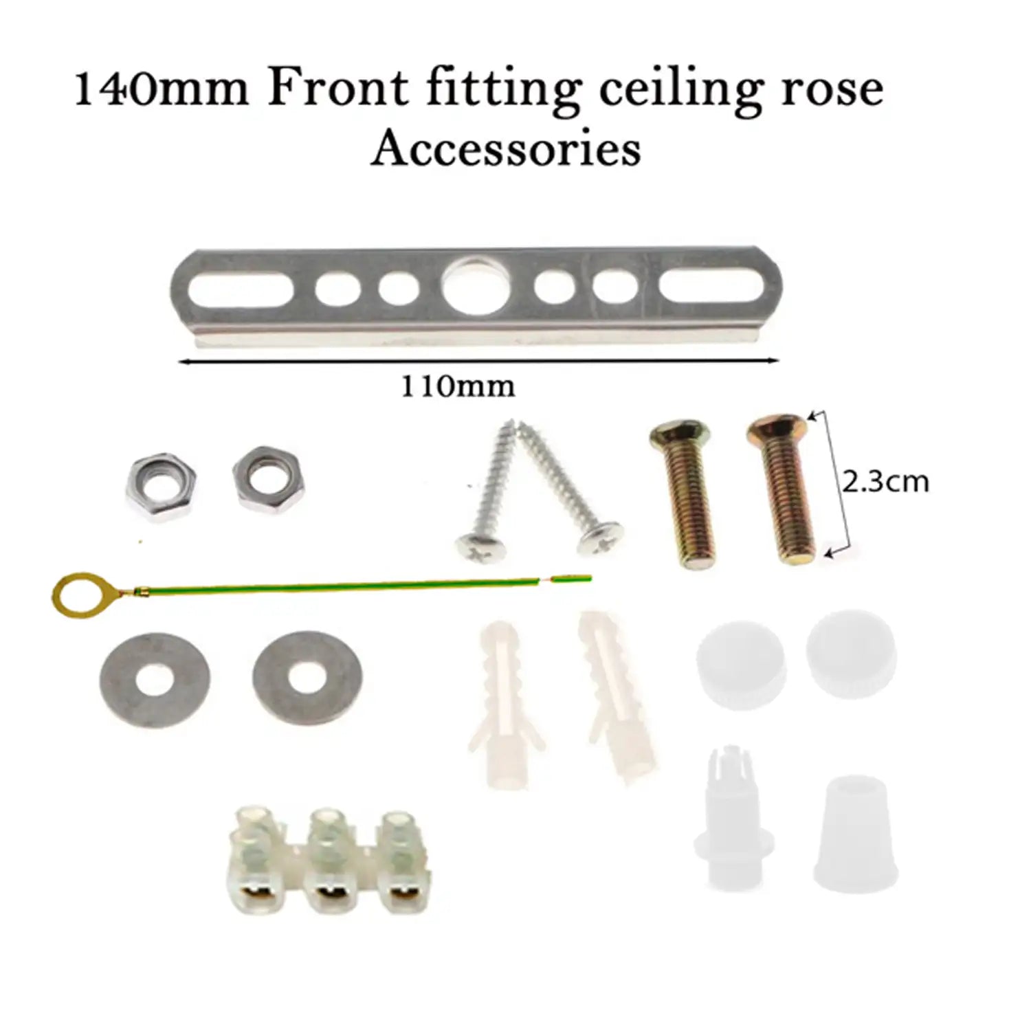 Universal Metal Ceiling Rose Plate Bracket Mounting Kit for Pendant Light Fixtures