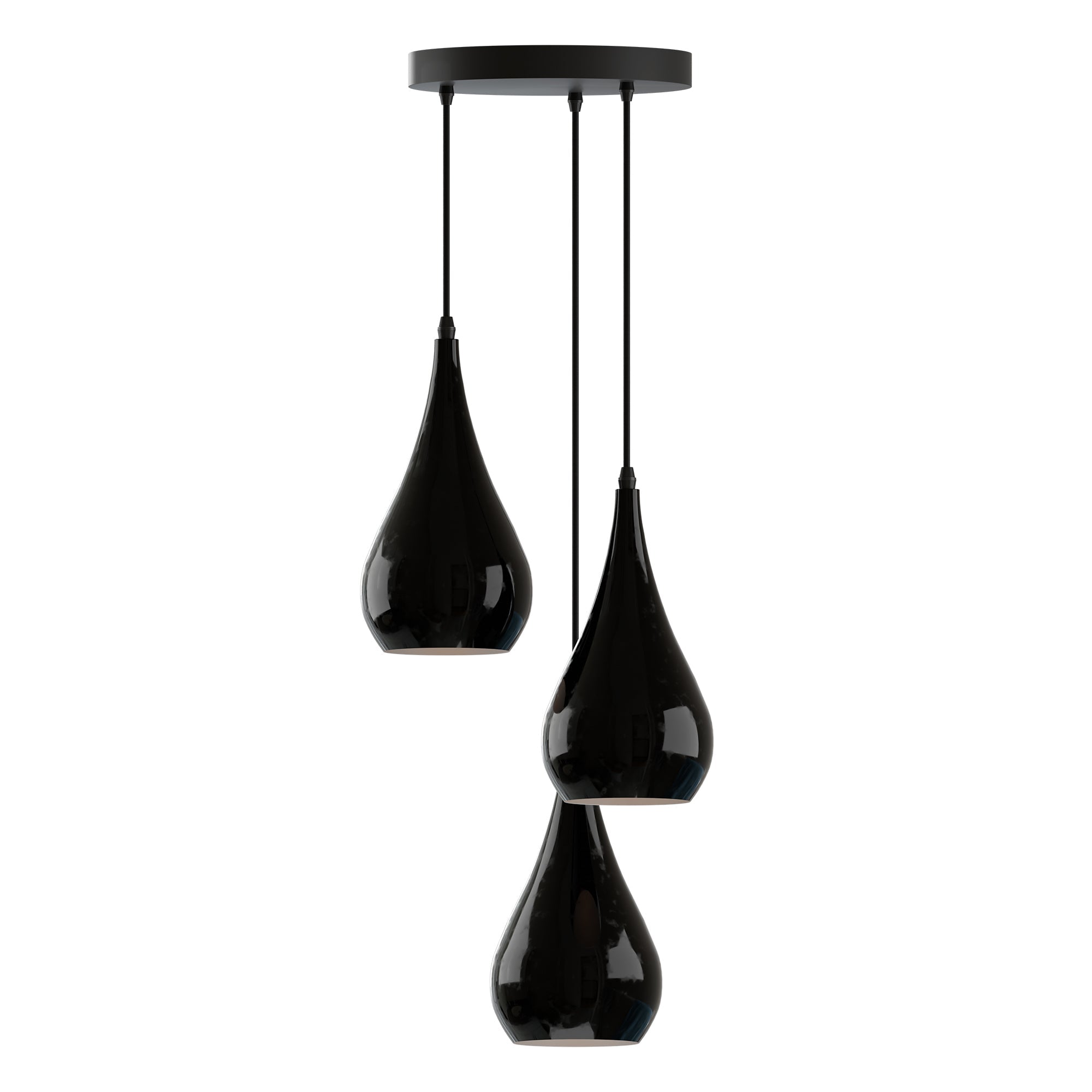 Modern Industrial Black Metal E27 Vintage Pendant Ceiling Light Fixture Lamp