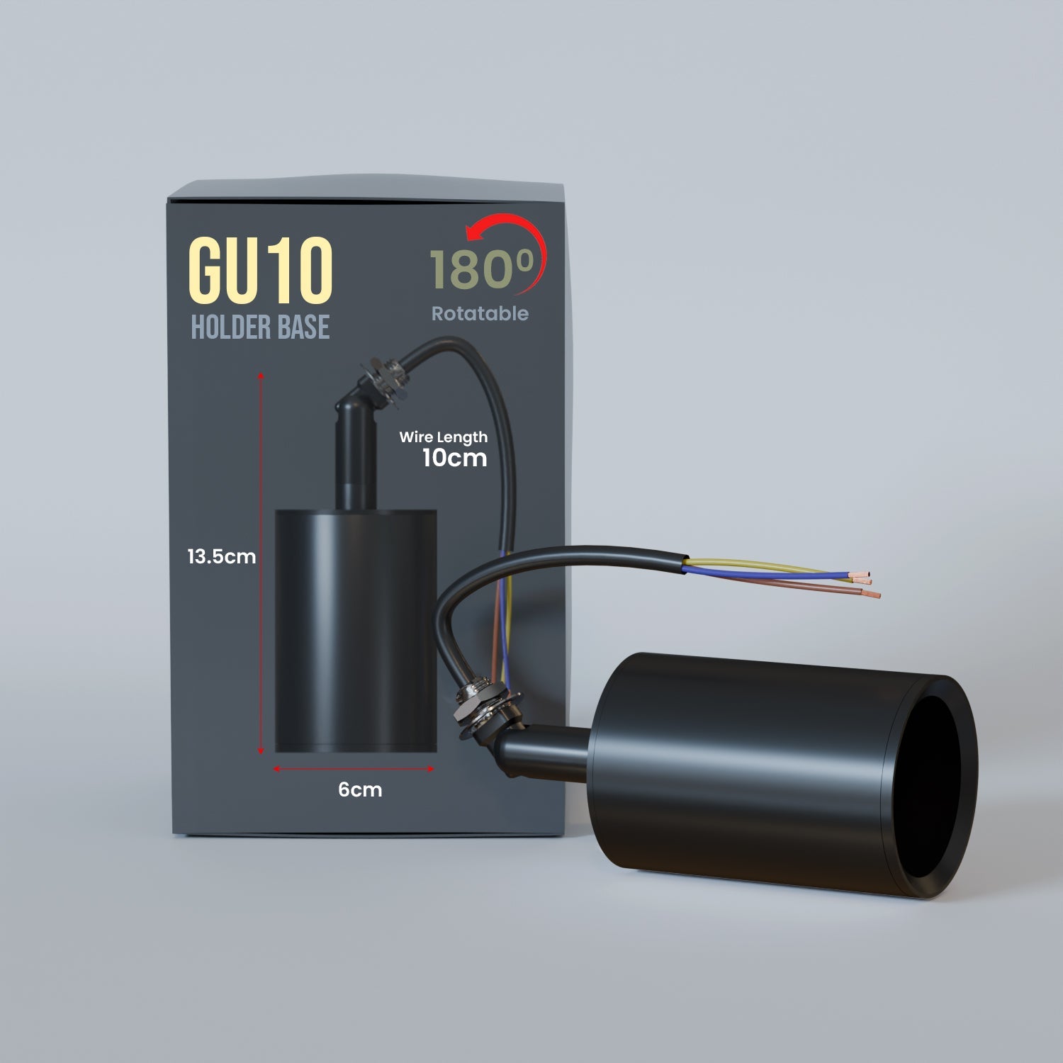 GU10 Vintage Industrial Light Bulb Lamp Holder ~ 5914