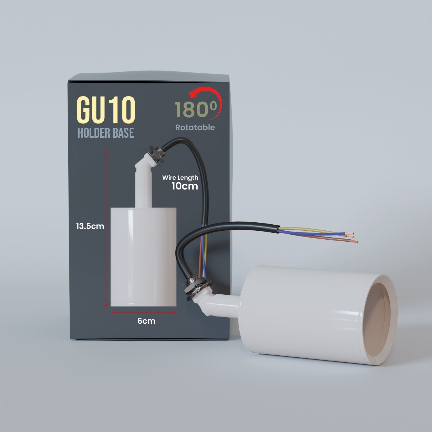 GU10 Vintage Industrial Light Bulb Lamp Holder ~ 5914