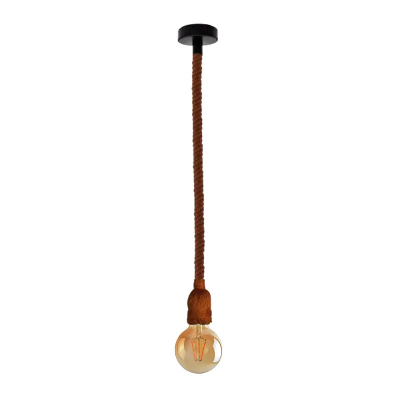 Charming Vintage Industrial Hemp Rope E27 Ceiling Pendant Light Kit