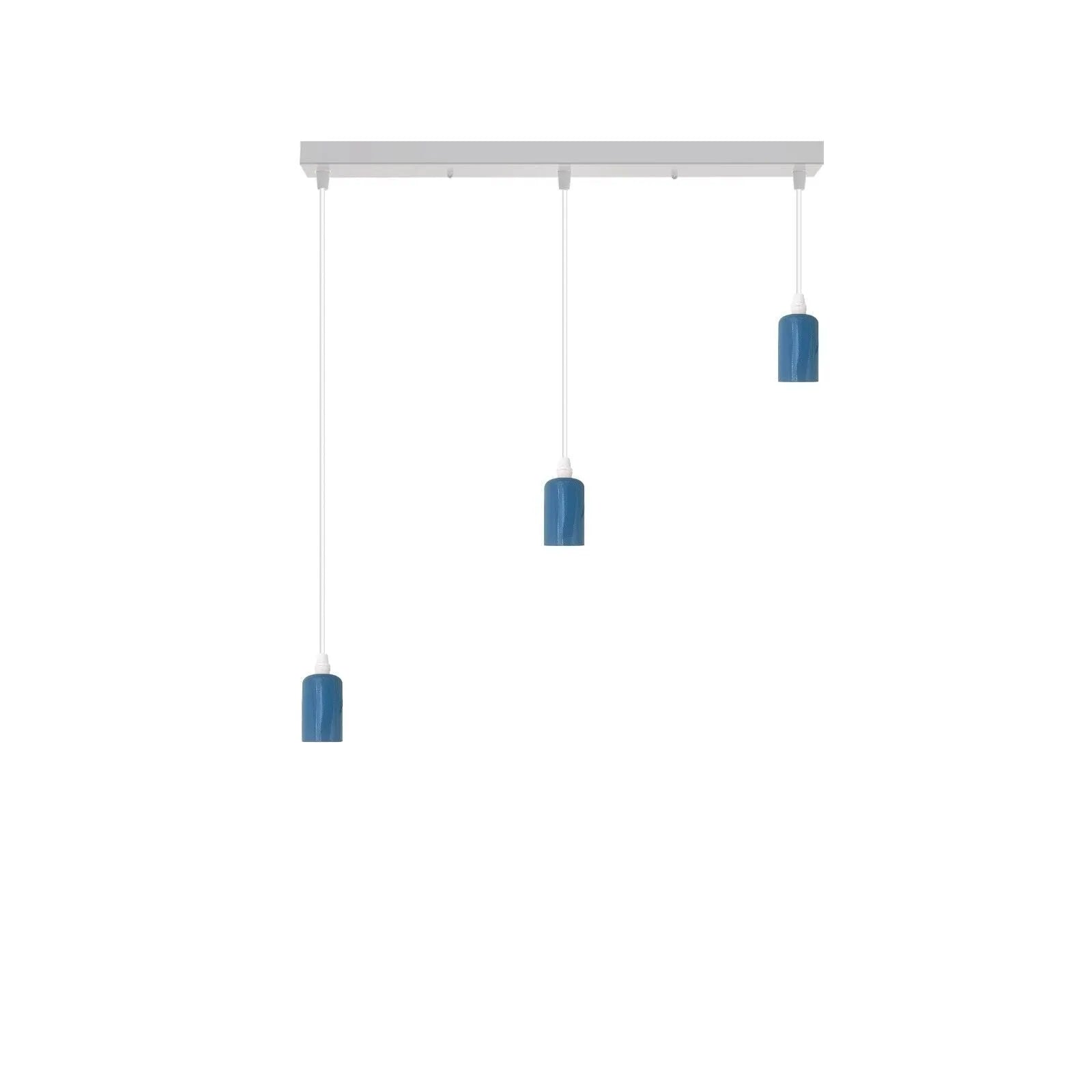 Modern 3-Light Adjustable E27 Ceiling Pendant Fixture for Kitchen Island Dining Room
