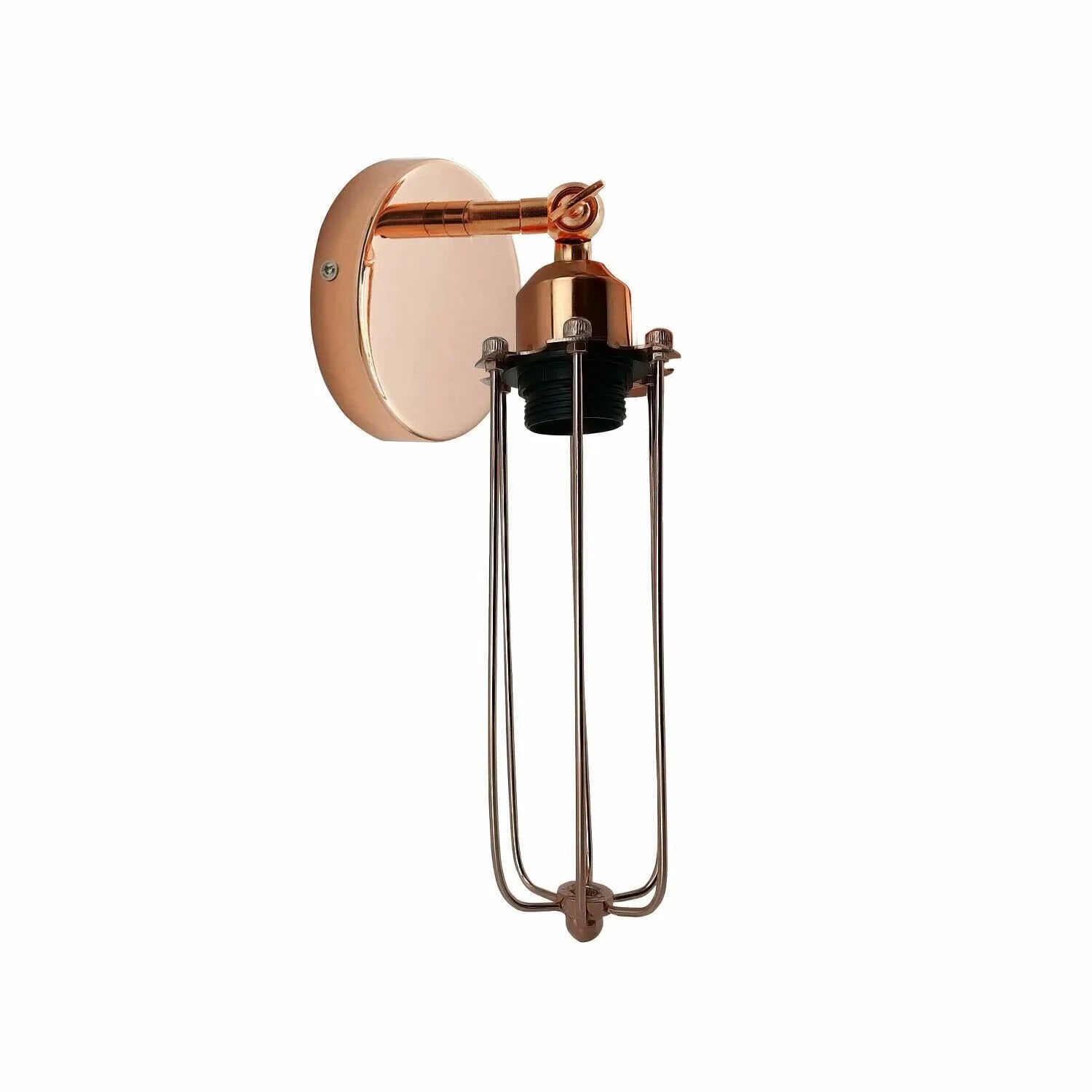 Modern Retro Industrial Wall Sconce Lamp Fixture Rustic Metal Finish